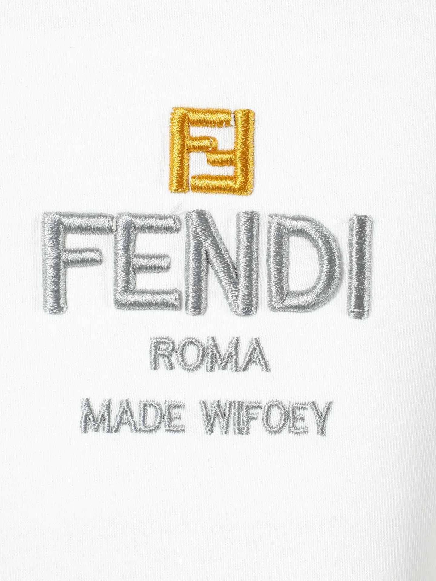 Logo Embroidered Cotton T-Shirt D13011651 — view 4