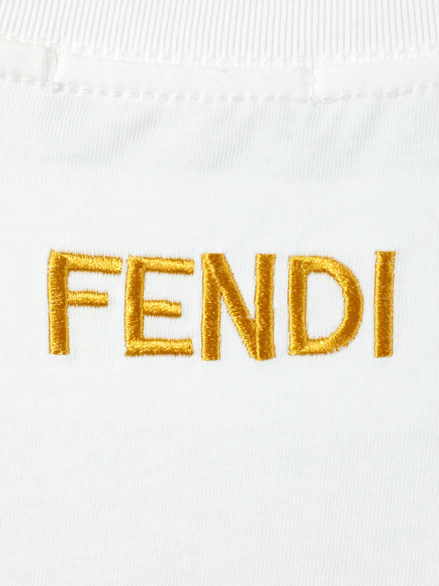 Logo Embroidered Cotton T-Shirt D13011651 — view 7