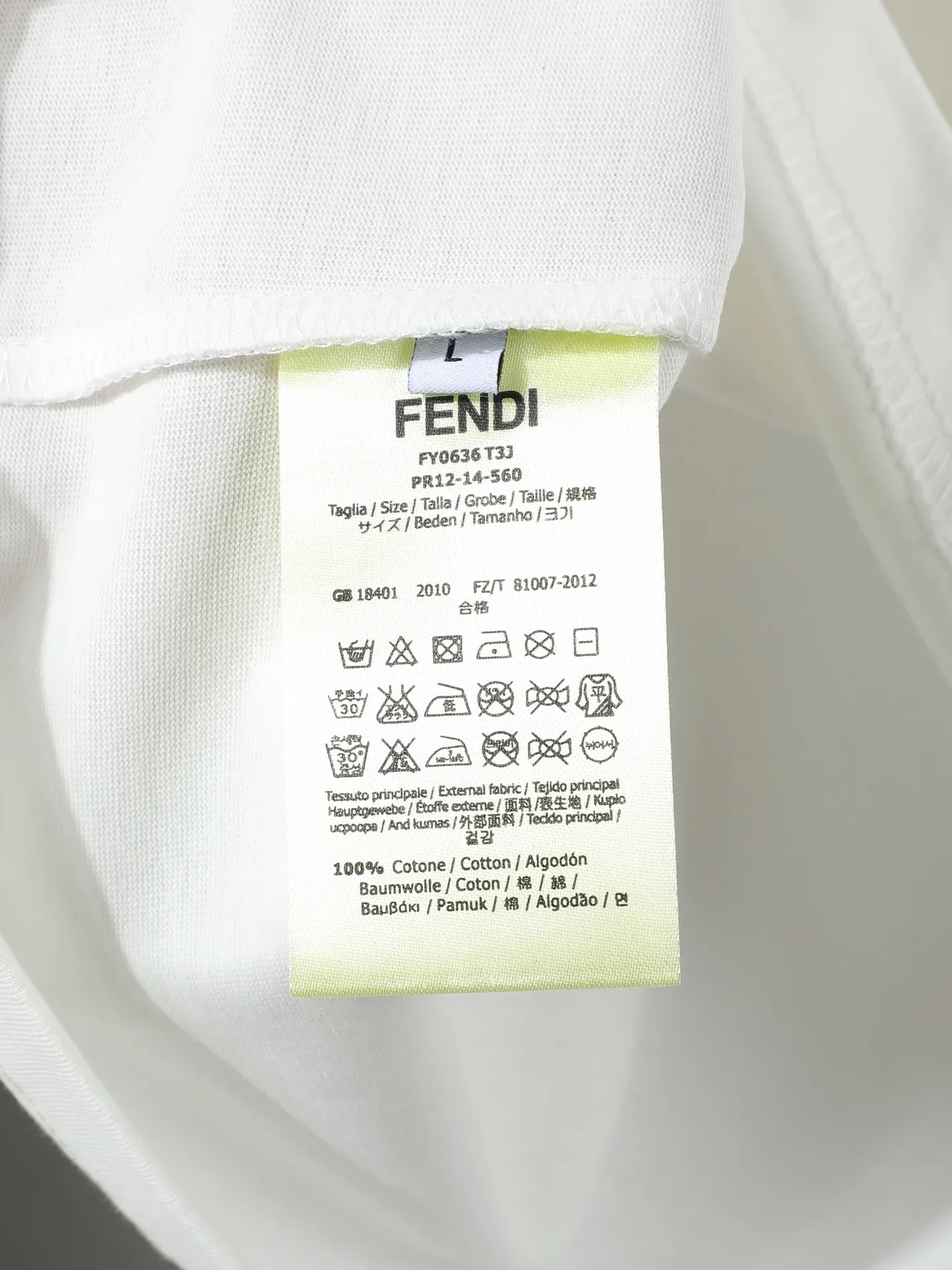 Logo Embroidered Cotton T-Shirt D13011651 — view 10