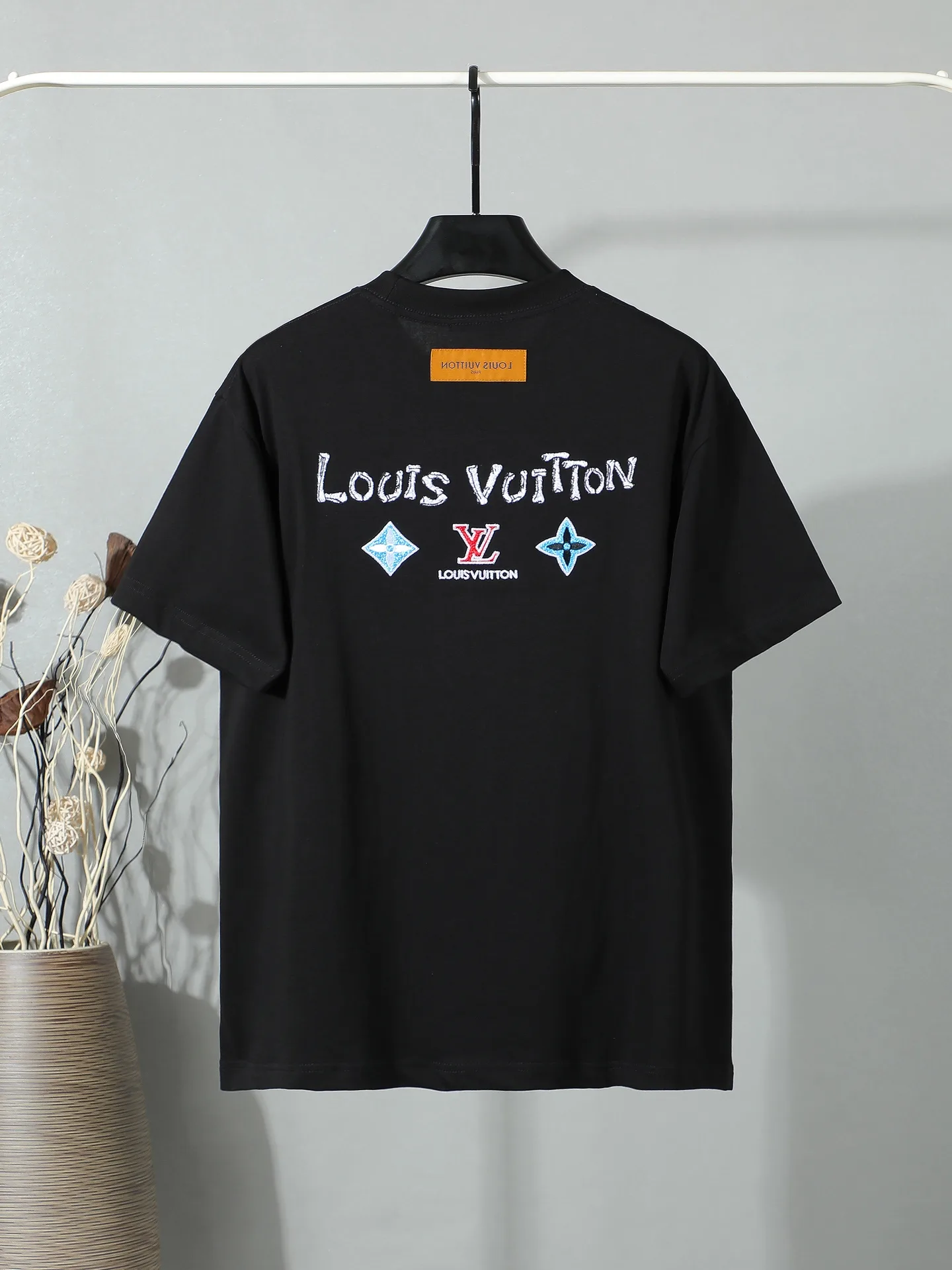 Logo Embroidered Cotton T-Shirt D14011648 — view 2