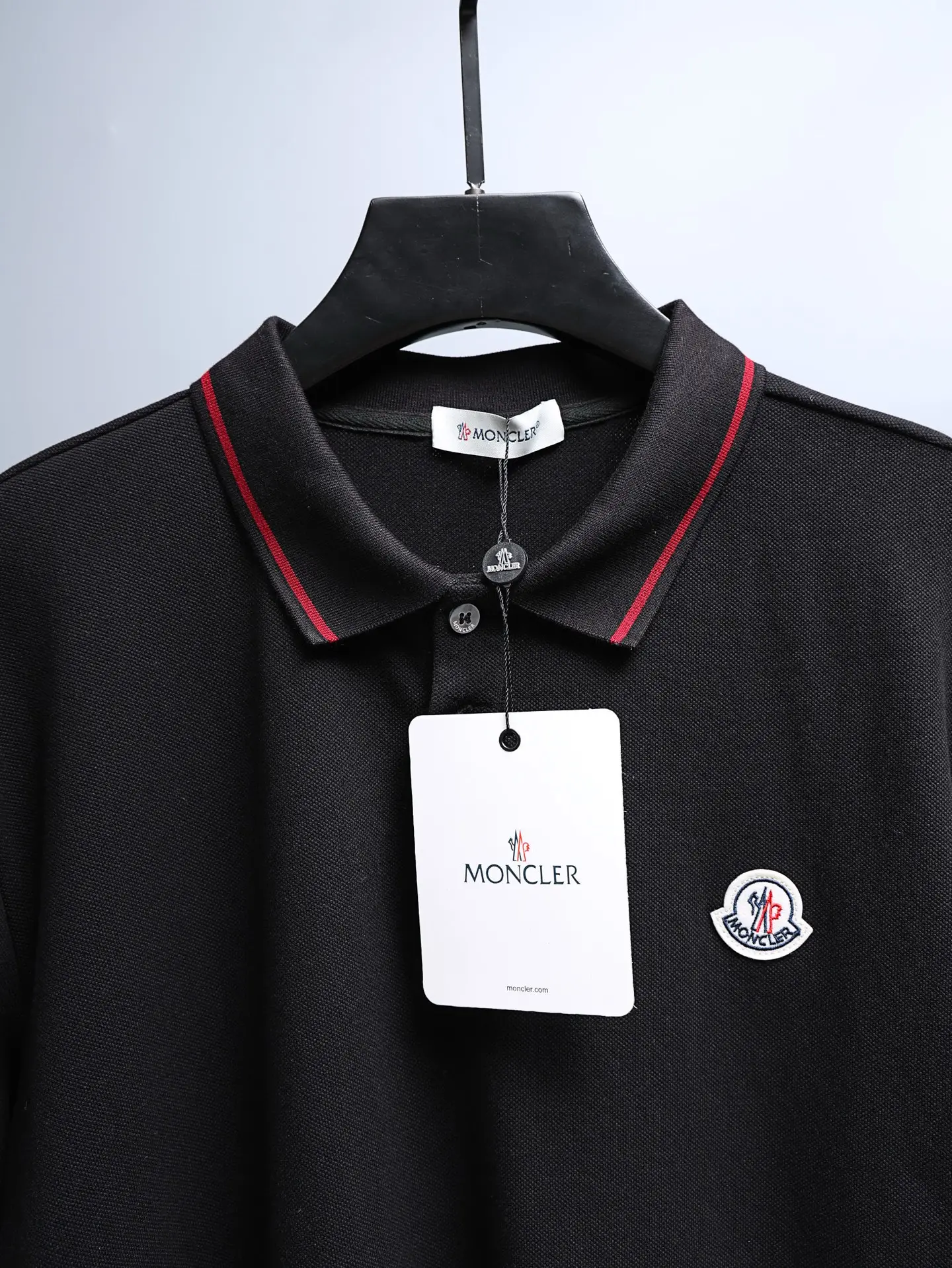 Logo-Appliquéd Tipped Cotton-Piqué Polo Shirt D14011635 — view 4
