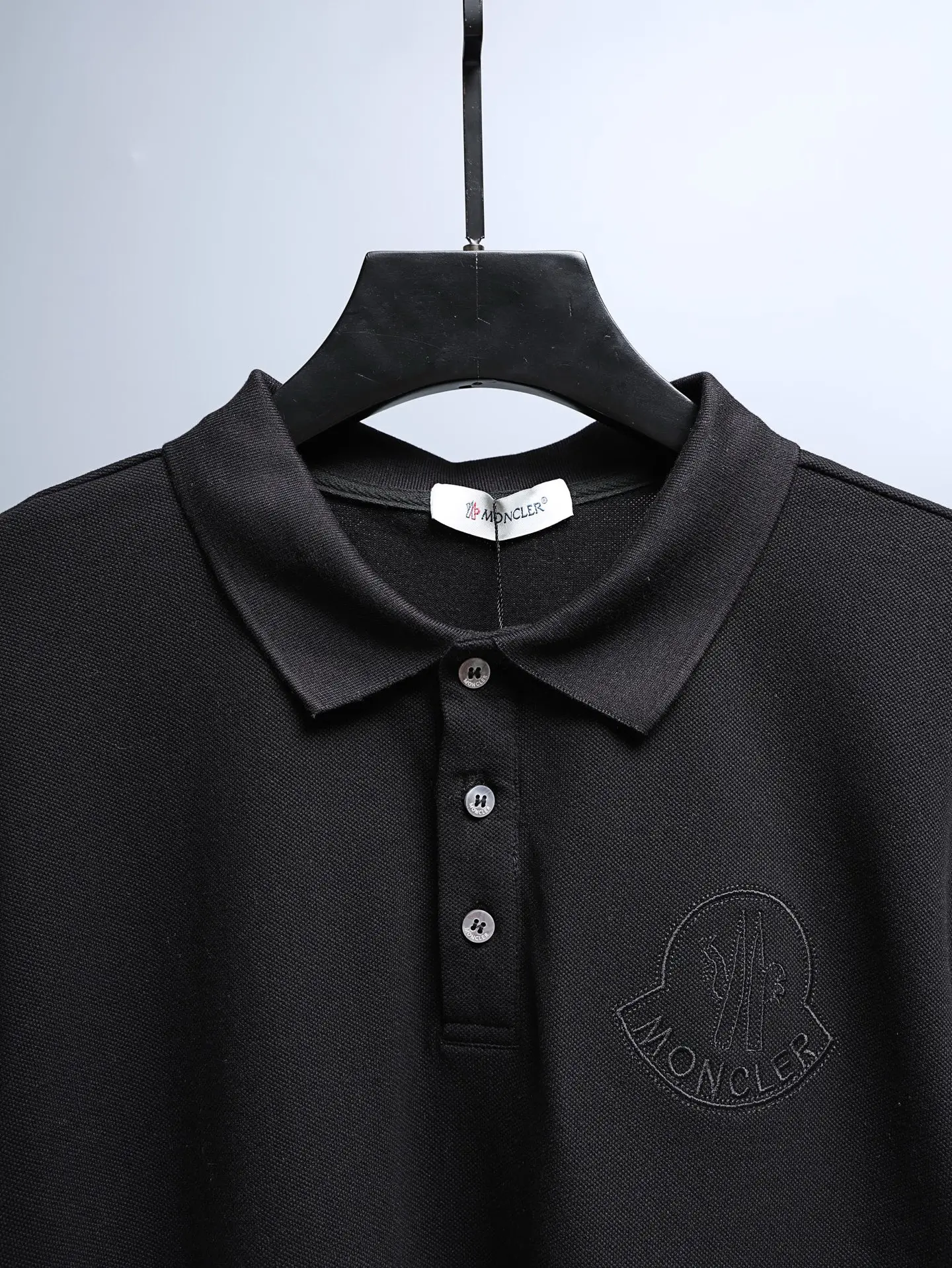 Logo-Embroidered Cotton-Piqué Polo Shirt D14011640 — view 3