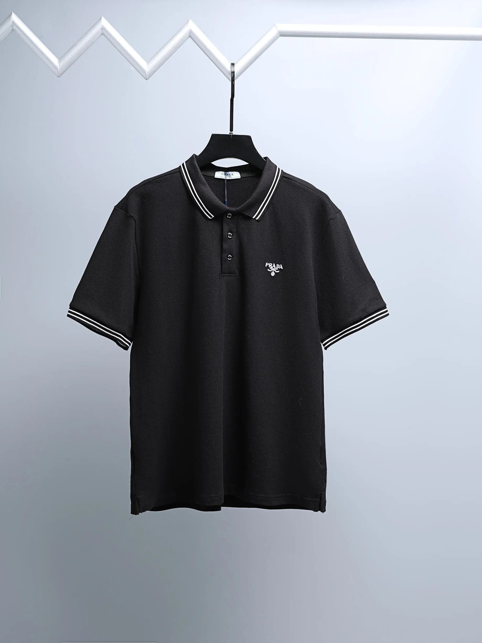 Logo-Embroidered Tipped Cotton-Piqué Polo Shirt D14011636