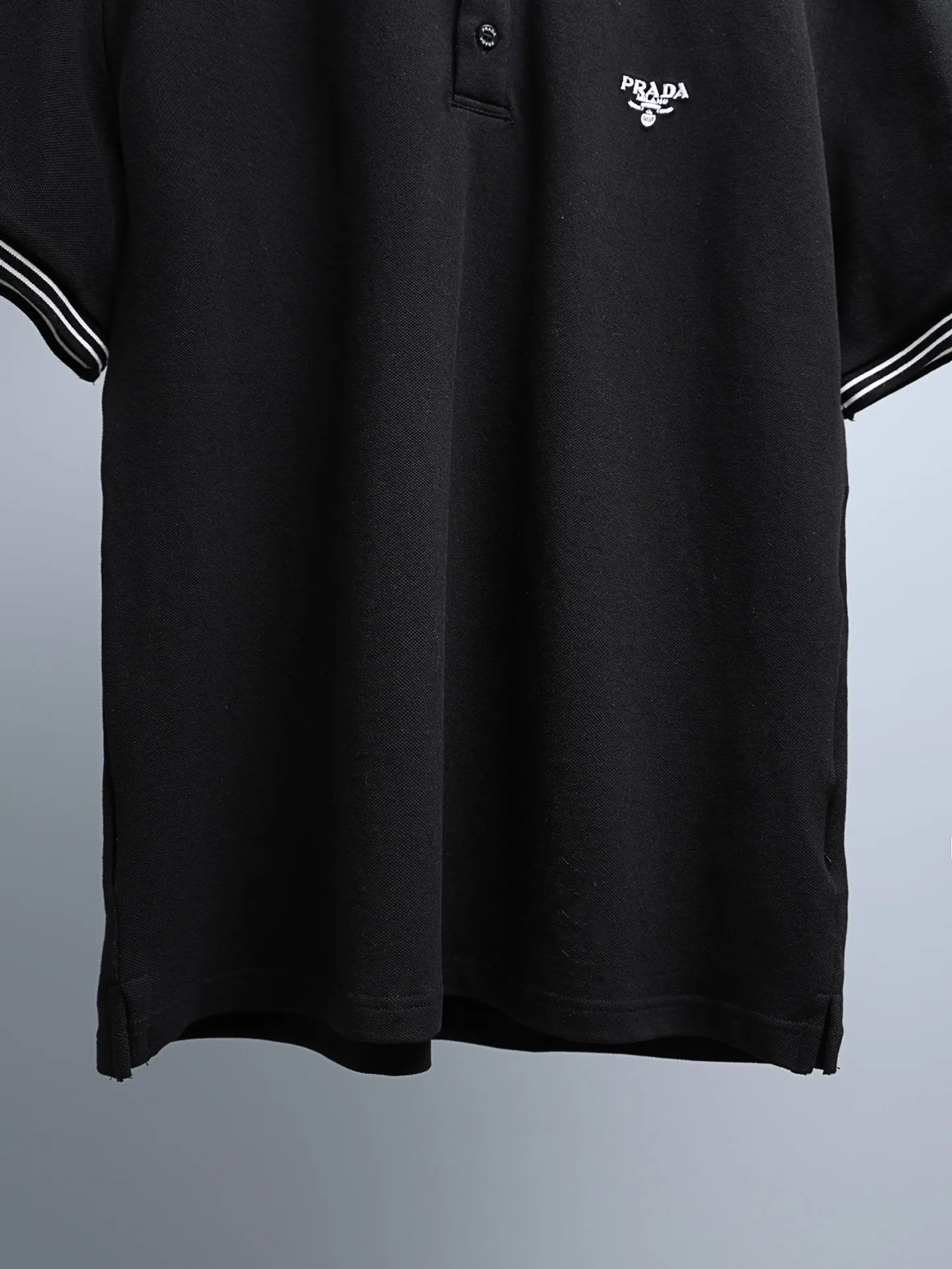 Logo-Embroidered Tipped Cotton-Piqué Polo Shirt D14011636 — view 8