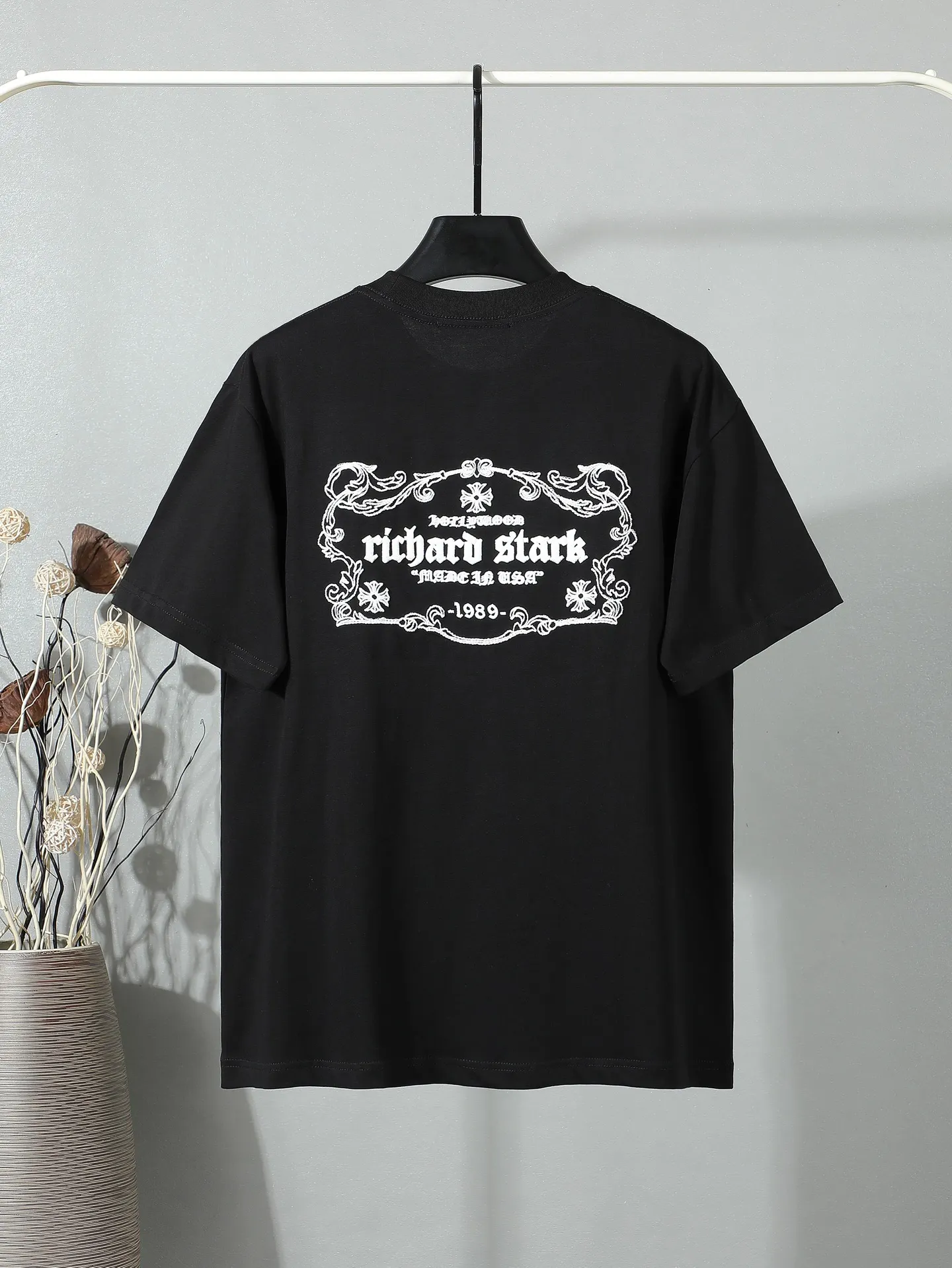 Logo Embroidered Cotton Jersey T-Shirt D14011654 — view 2