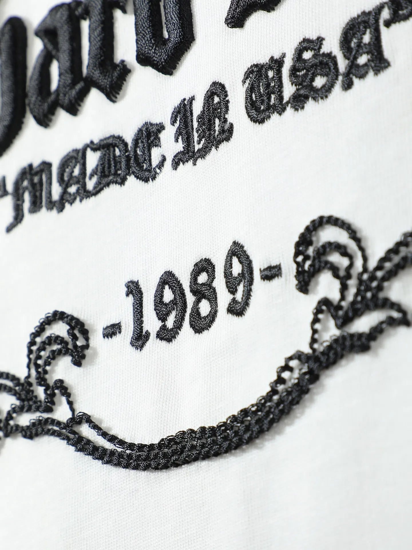Logo Embroidered Cotton Jersey T-Shirt D14011653 — view 8