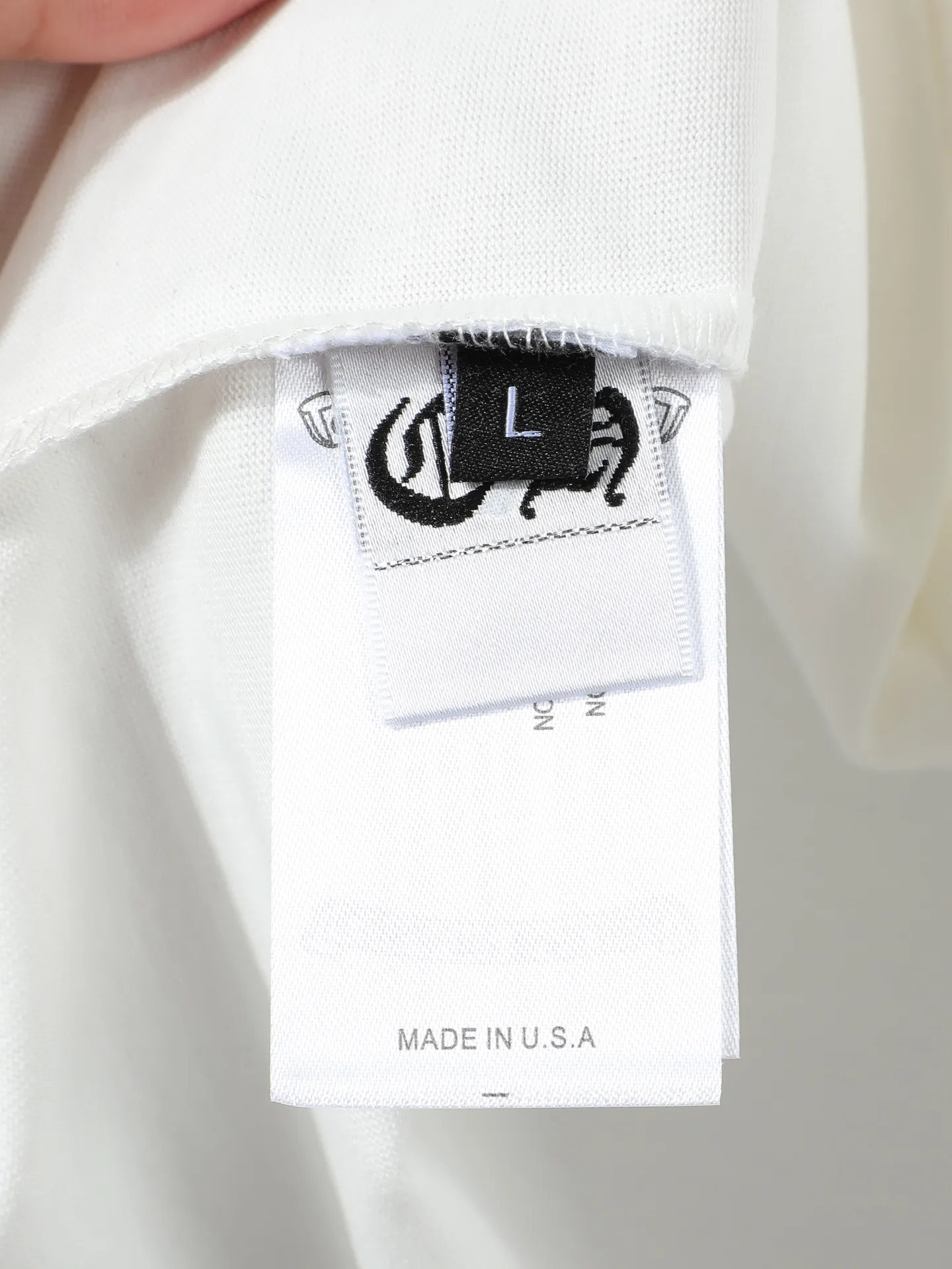 Logo Embroidered Cotton Jersey T-Shirt D14011653 — view 12