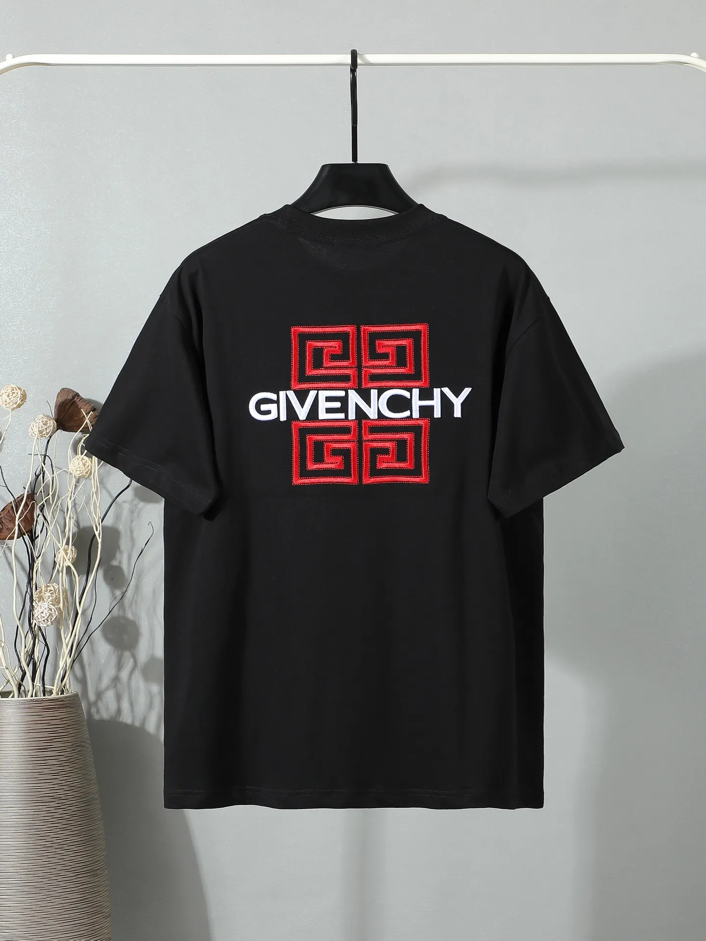 4G Logo Embroidered Cotton T-Shirt D14011643 — view 2