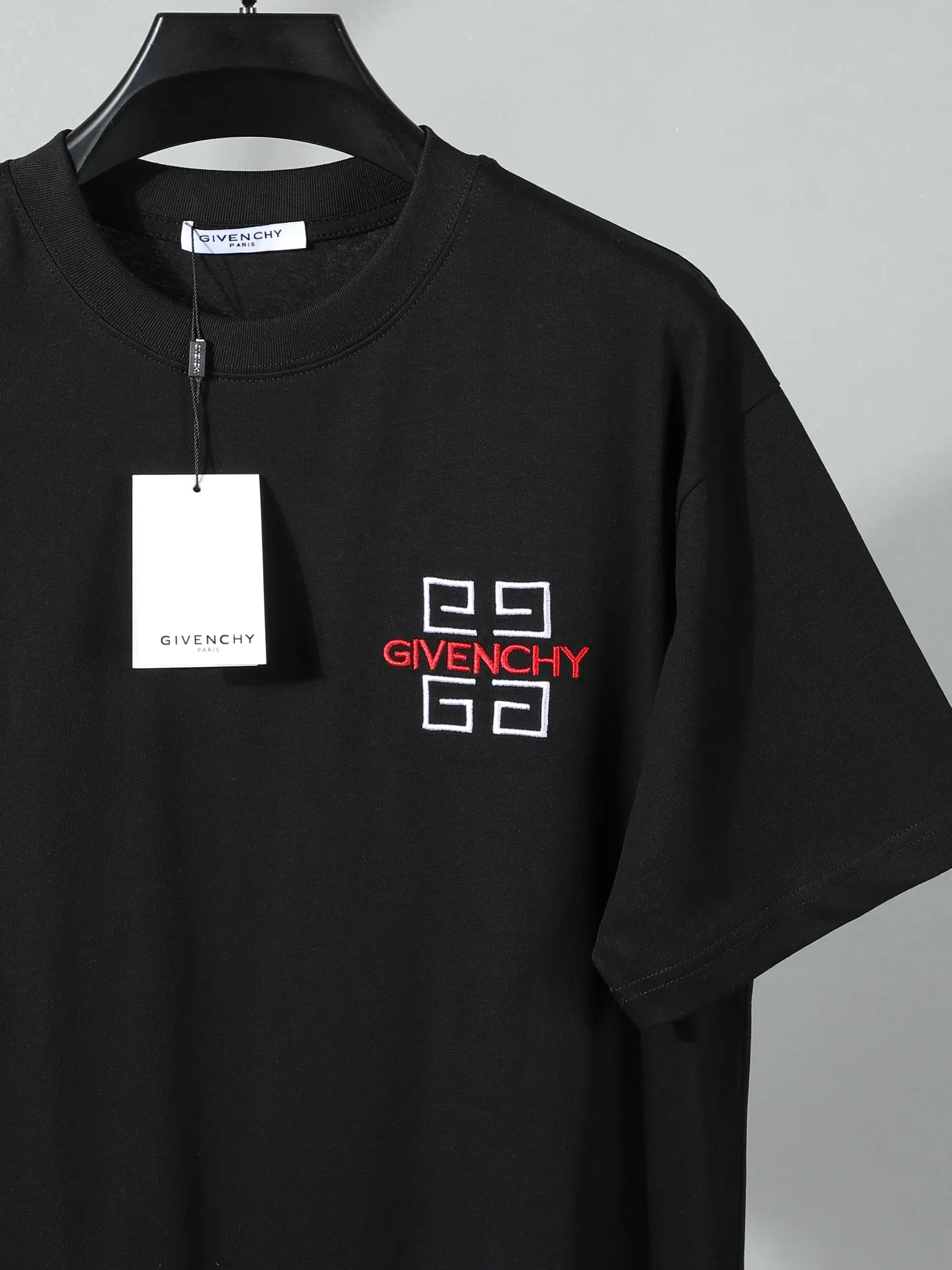 4G Logo Embroidered Cotton T-Shirt D14011643 — view 3