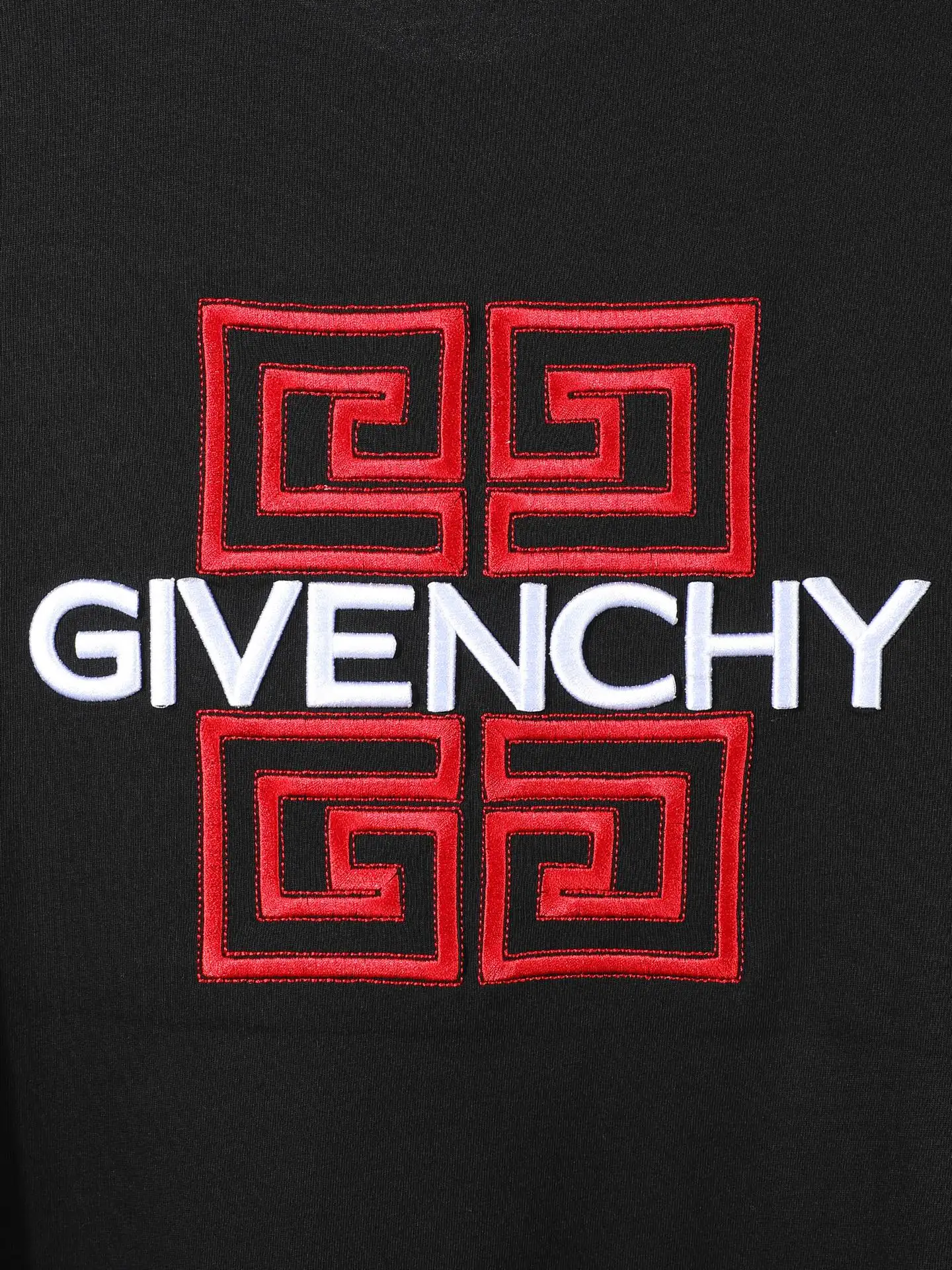 4G Logo Embroidered Cotton T-Shirt D14011643 — view 7