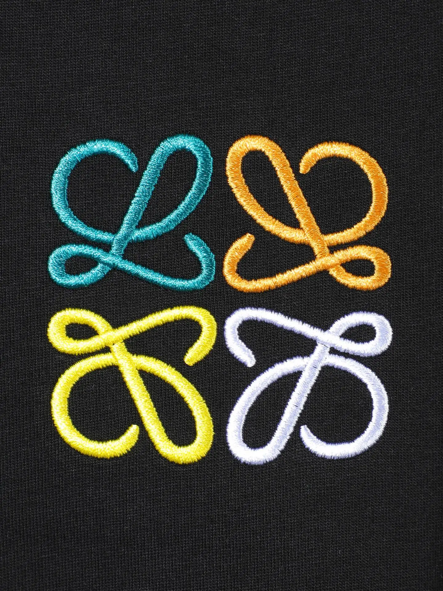Anagram Embroidered Cotton T-Shirt D14011645 — view 4