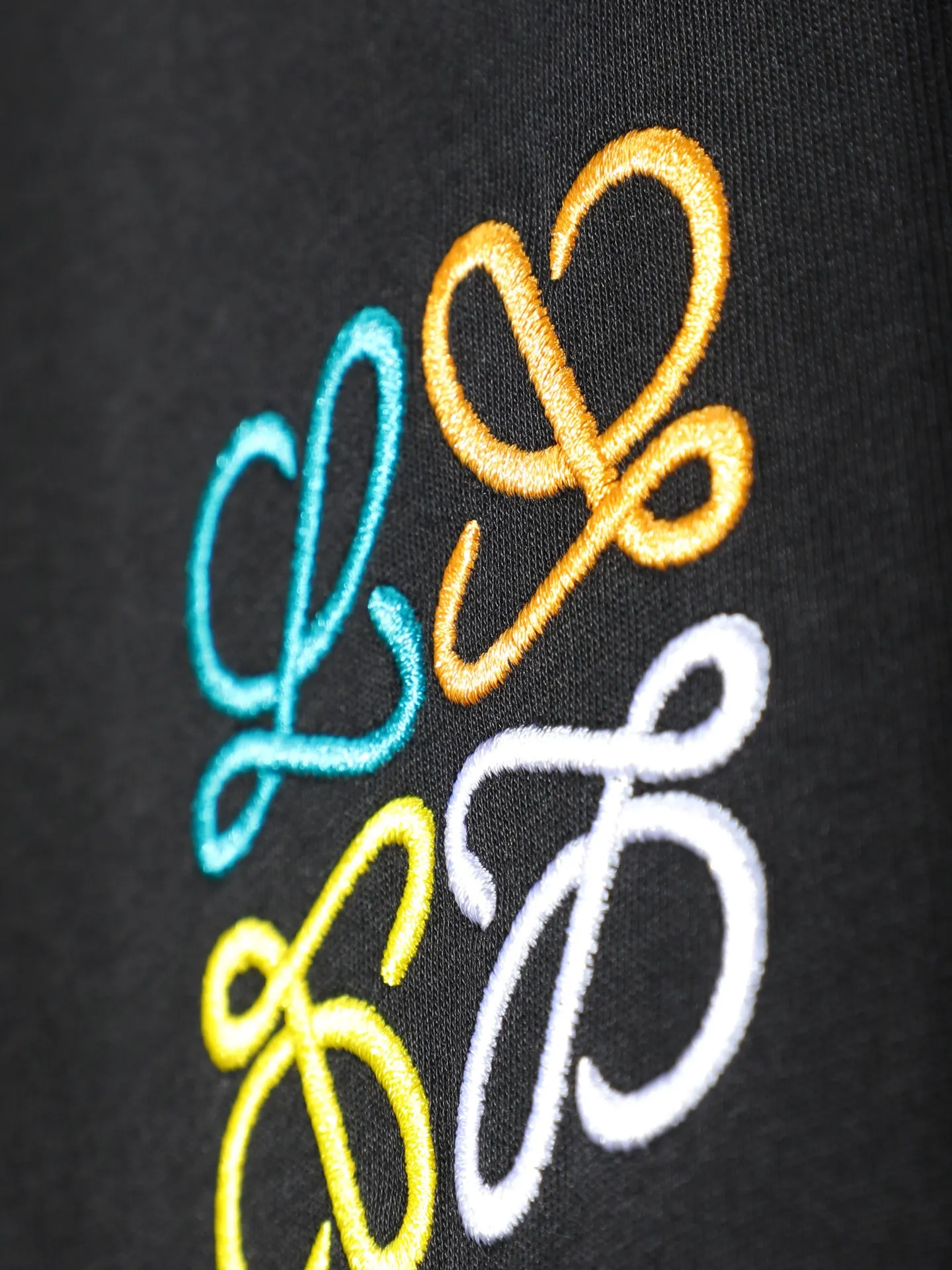 Anagram Embroidered Cotton T-Shirt D14011645 — view 5