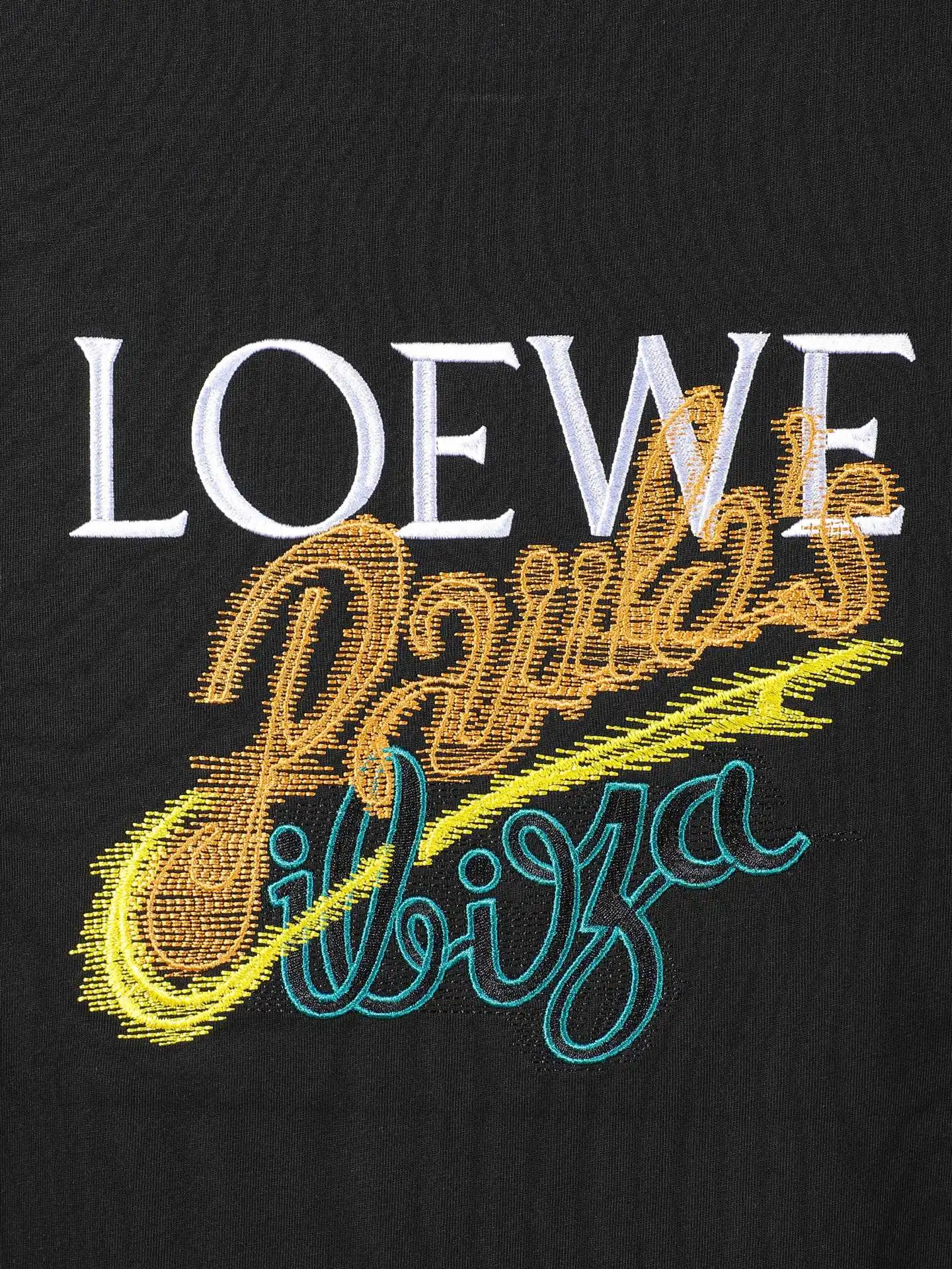 Anagram Embroidered Cotton T-Shirt D14011645 — view 7