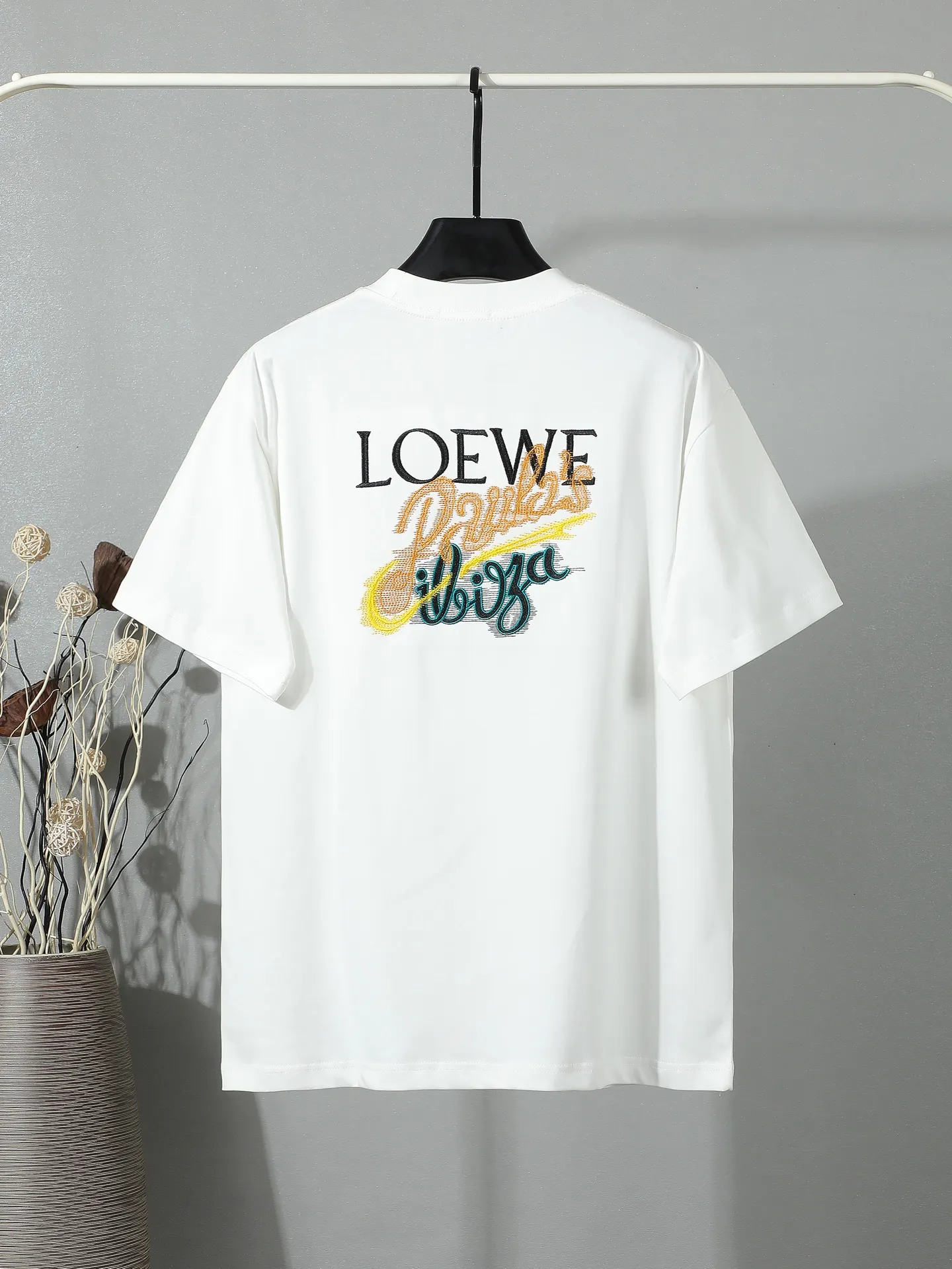 Anagram Embroidered Cotton T-Shirt D14011646 — view 2