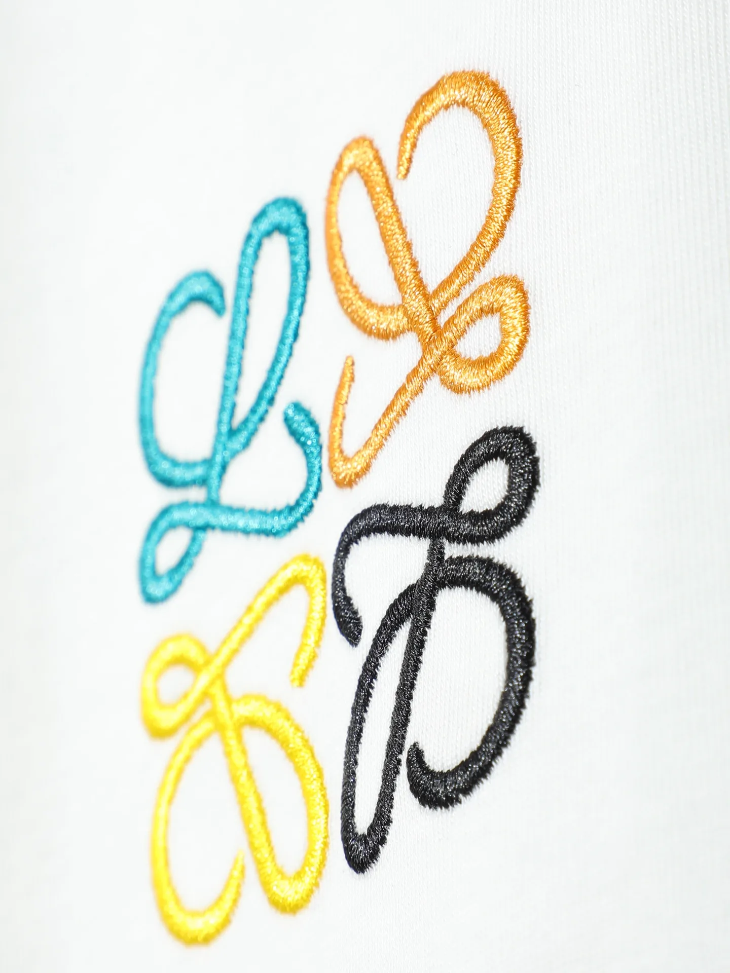 Anagram Embroidered Cotton T-Shirt D14011646 — view 5