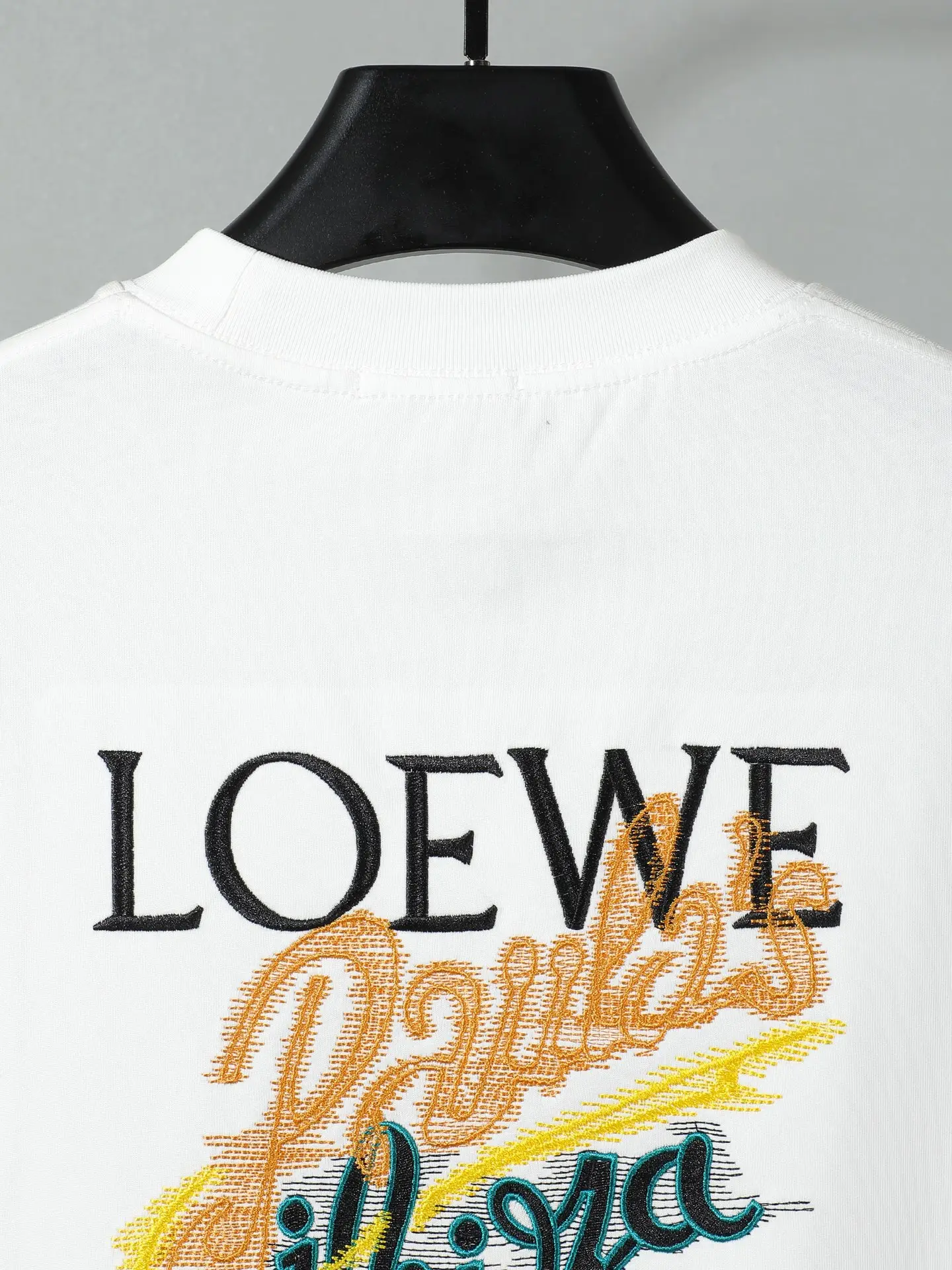 Anagram Embroidered Cotton T-Shirt D14011646 — view 6