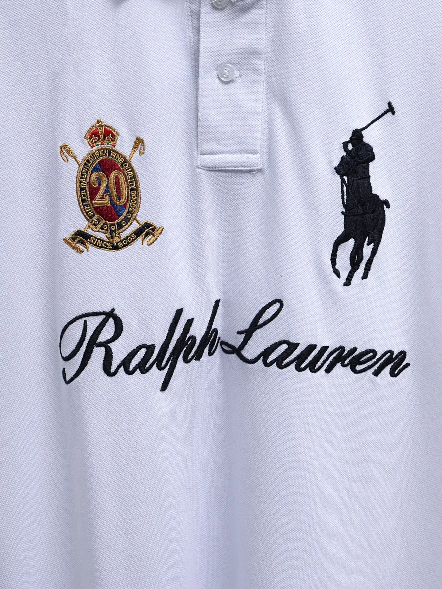 Embroidered Cotton Piqué Polo Shirt D15511641 — view 5