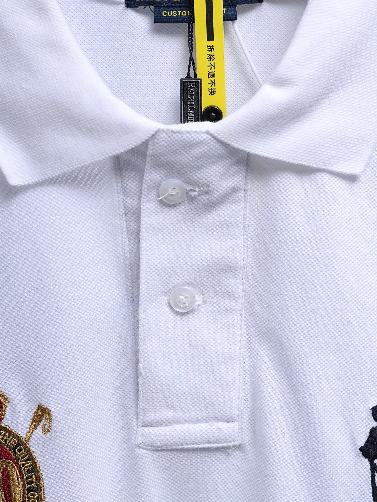 Embroidered Cotton Piqué Polo Shirt D15511641 — view 6