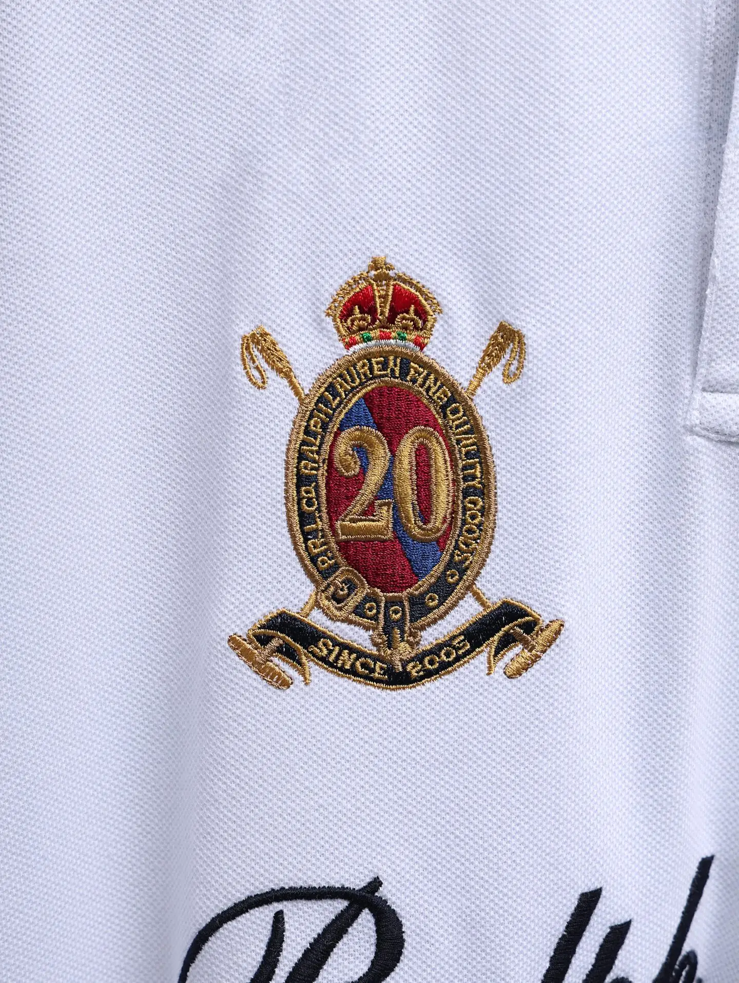 Embroidered Cotton Piqué Polo Shirt D15511641 — view 7