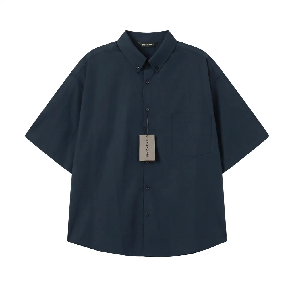 Logo Print Short-Sleeve Cotton Shirt D16511696