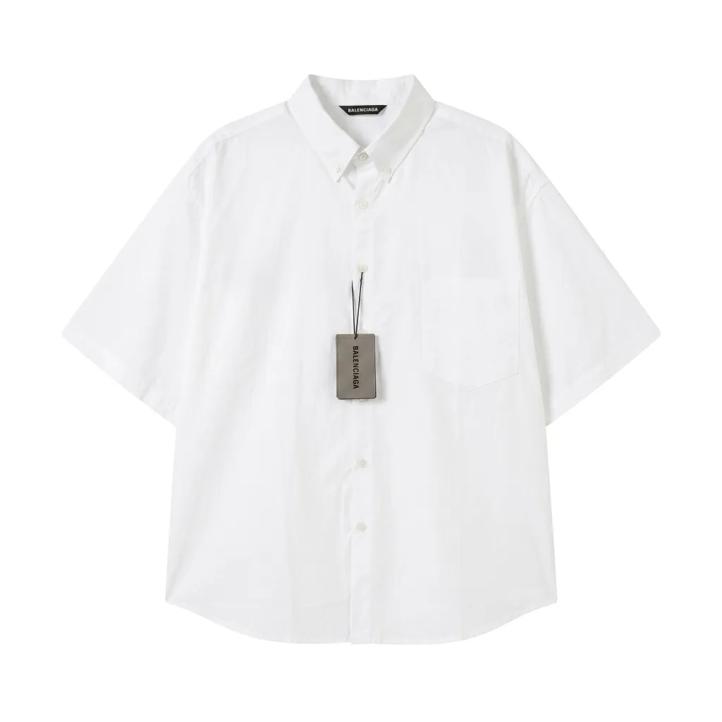 Logo-Print Short-Sleeve Cotton Shirt D16511695