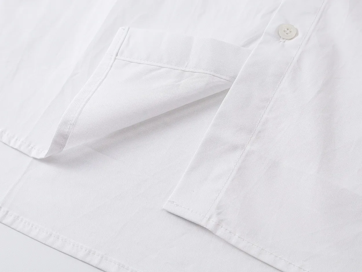 Logo Graphic Short-Sleeve Button-Down Shirt D16511693 — view 6