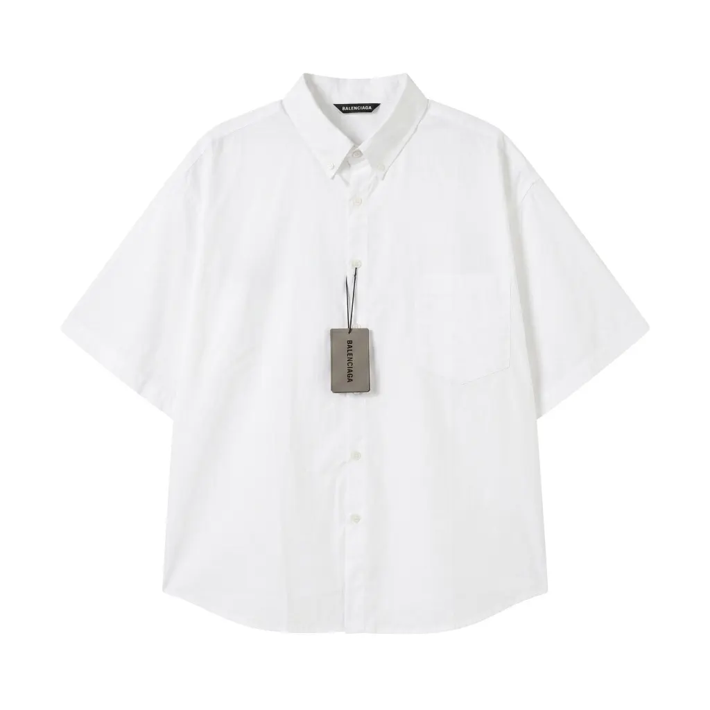 Logo Print Short-Sleeve Cotton Shirt D16511698