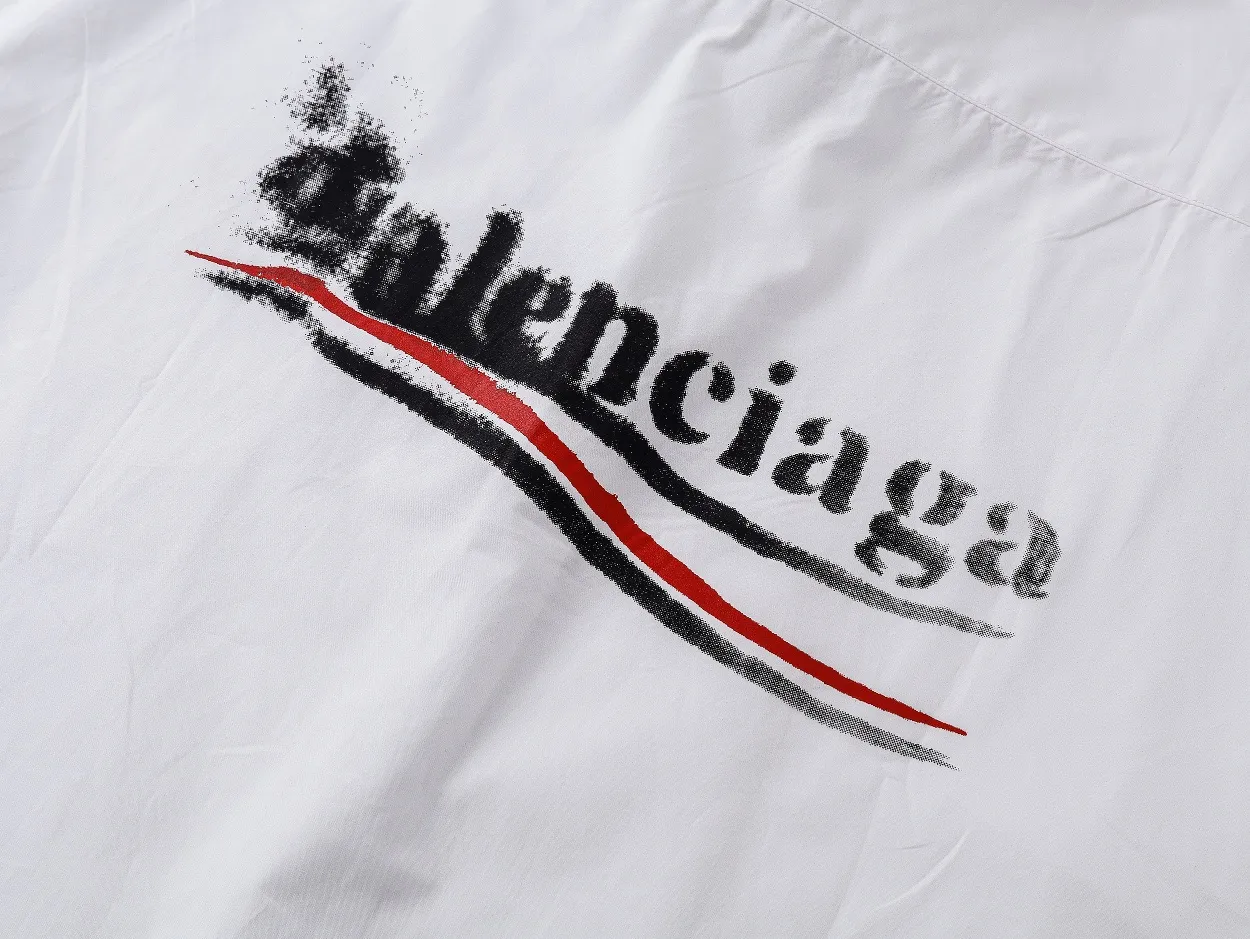 Logo Print Short-Sleeve Cotton Shirt D16511698 — view 5