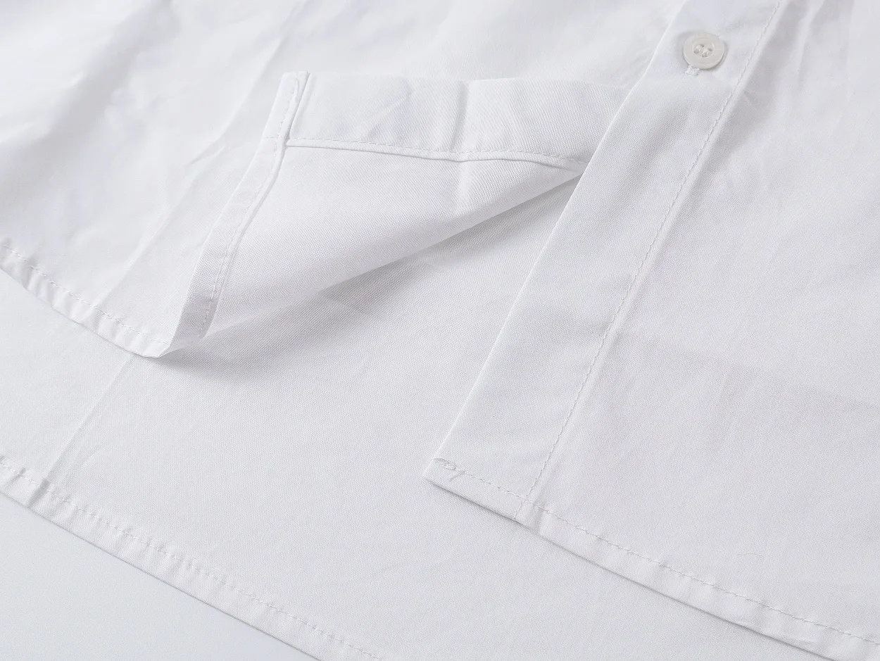 Logo Print Short-Sleeve Cotton Shirt D16511698 — view 7