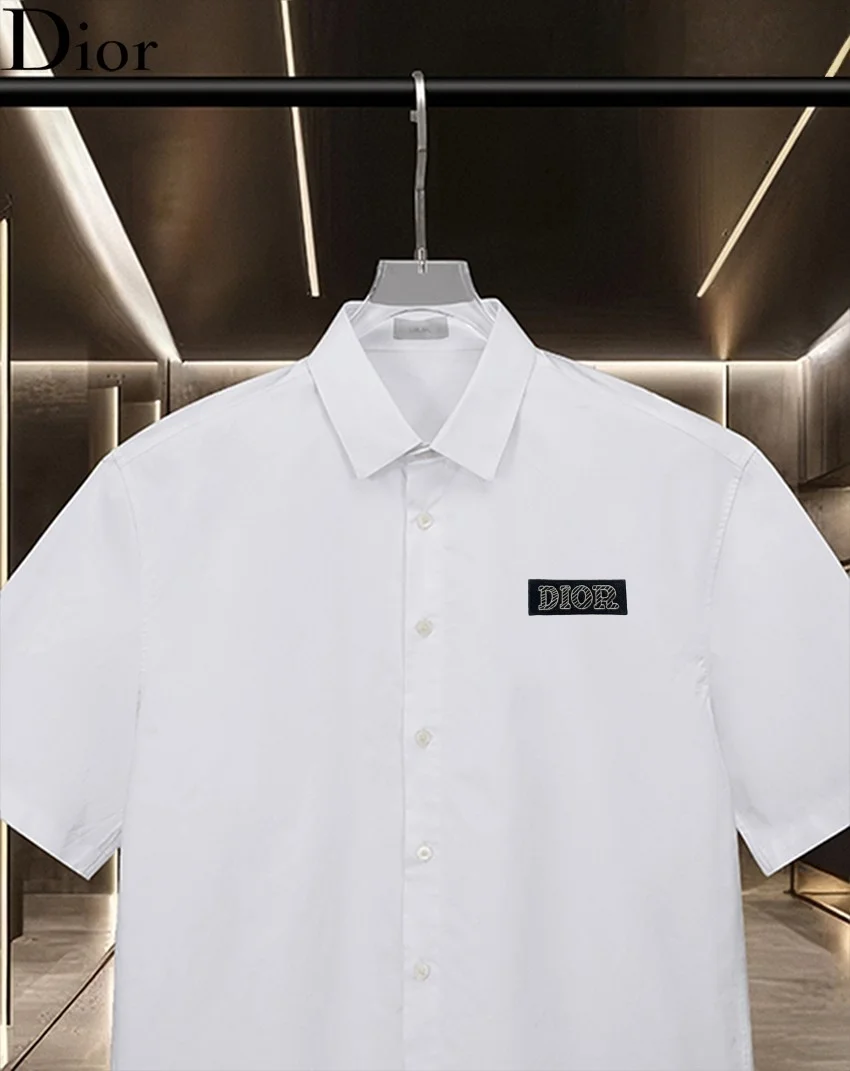 Logo-Embroidered Short-Sleeved Shirt D17511713 — view 3