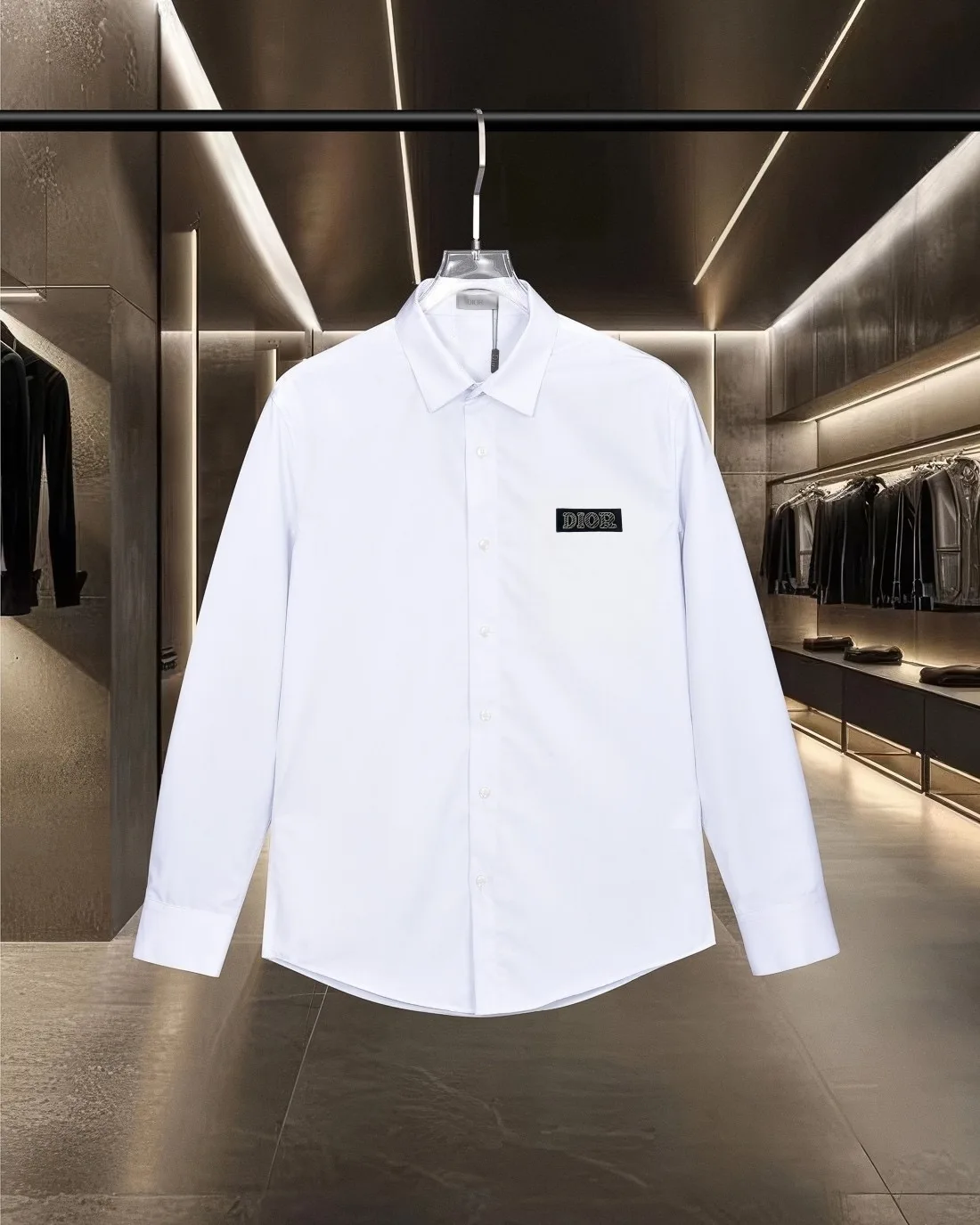 Logo Embroidery Long-Sleeve Shirt D17811715