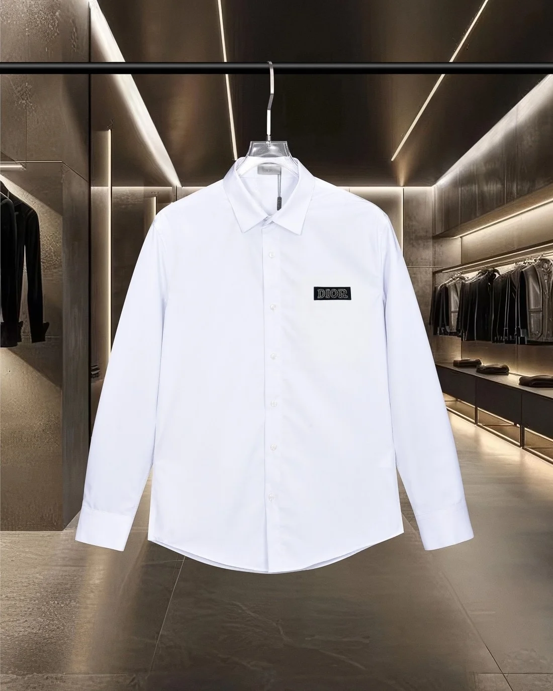 Logo Embroidery Long-Sleeve Shirt D17811715