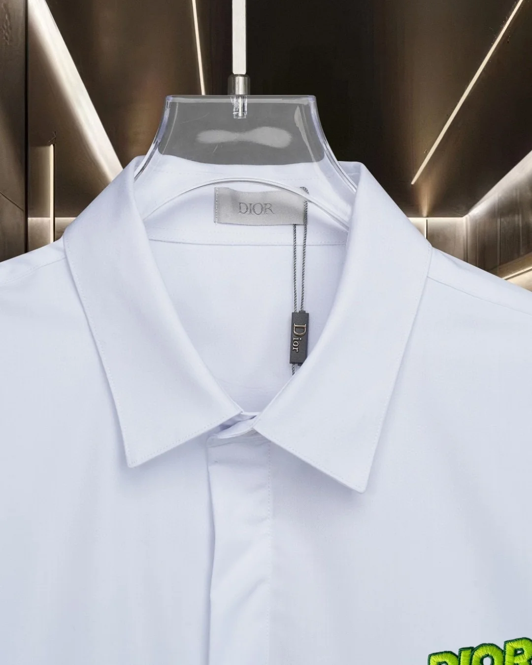 Logo-Embroidered Cotton Poplin Shirt D17811719 — view 5