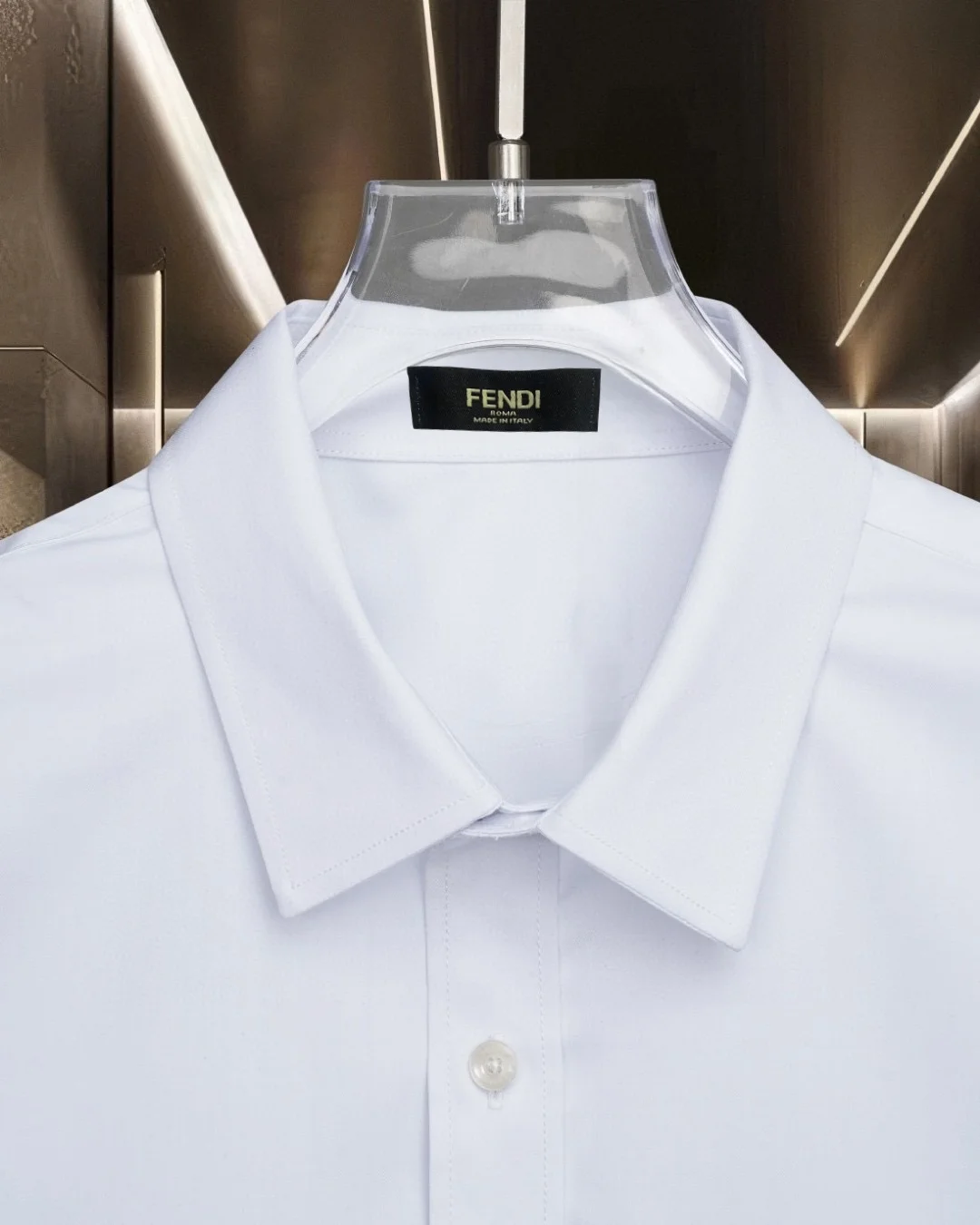 Logo-Embroidered Cotton Poplin Shirt D17811703 — view 5