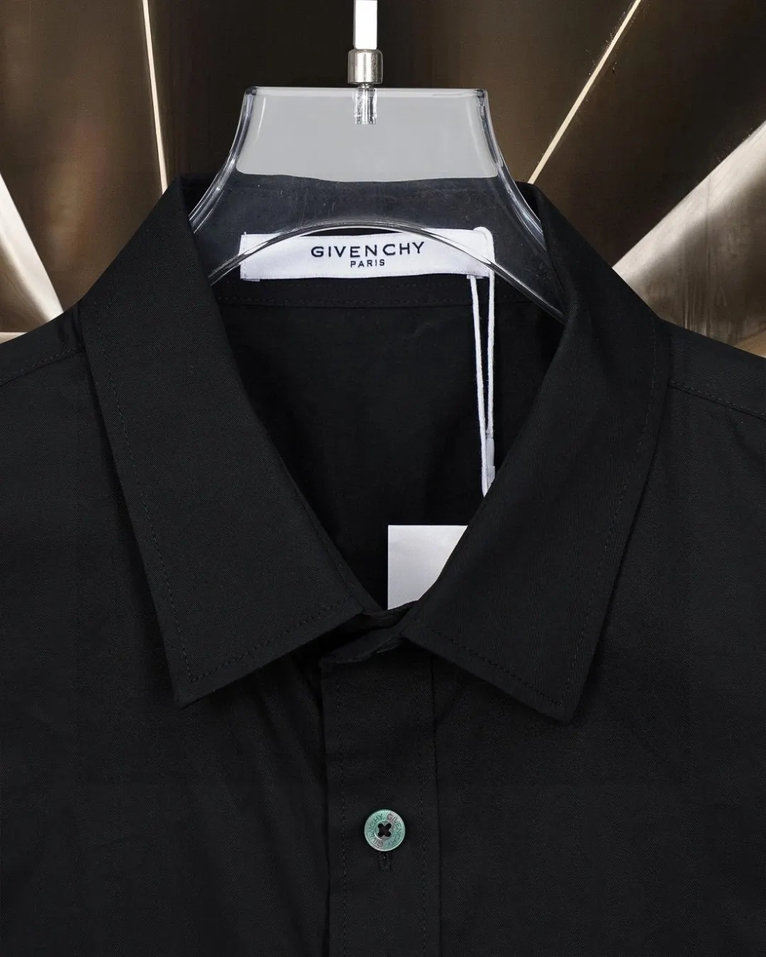 Logo-Embroidered Cotton Long-Sleeve Shirt D17811732 — view 5