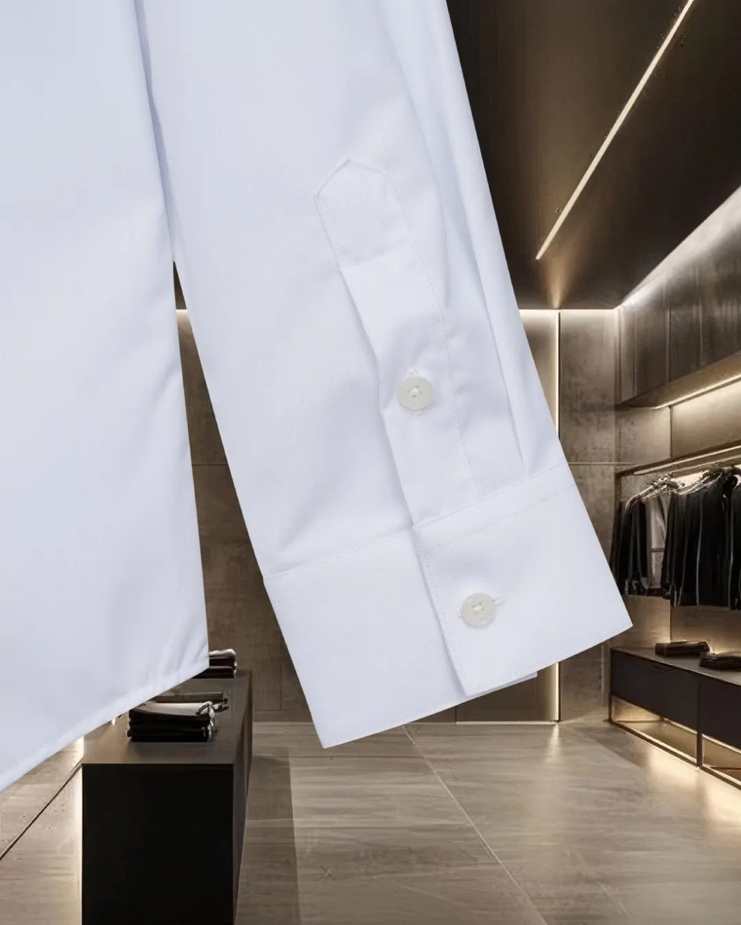Anagram Logo Embroidered Cotton Shirt D17811729 — view 9