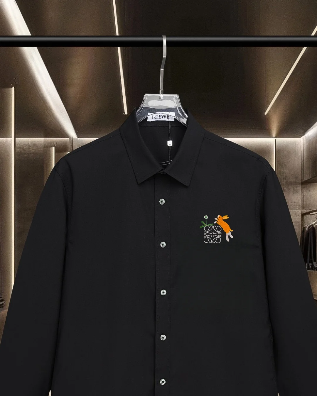 Logo Embroidery Long-Sleeve Shirt D17811724 — view 3