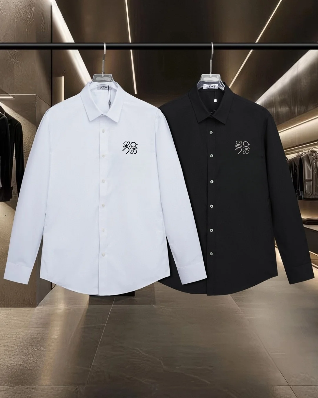 Logo-Embroidered Cotton-Blend Shirt D17811722 — view 11
