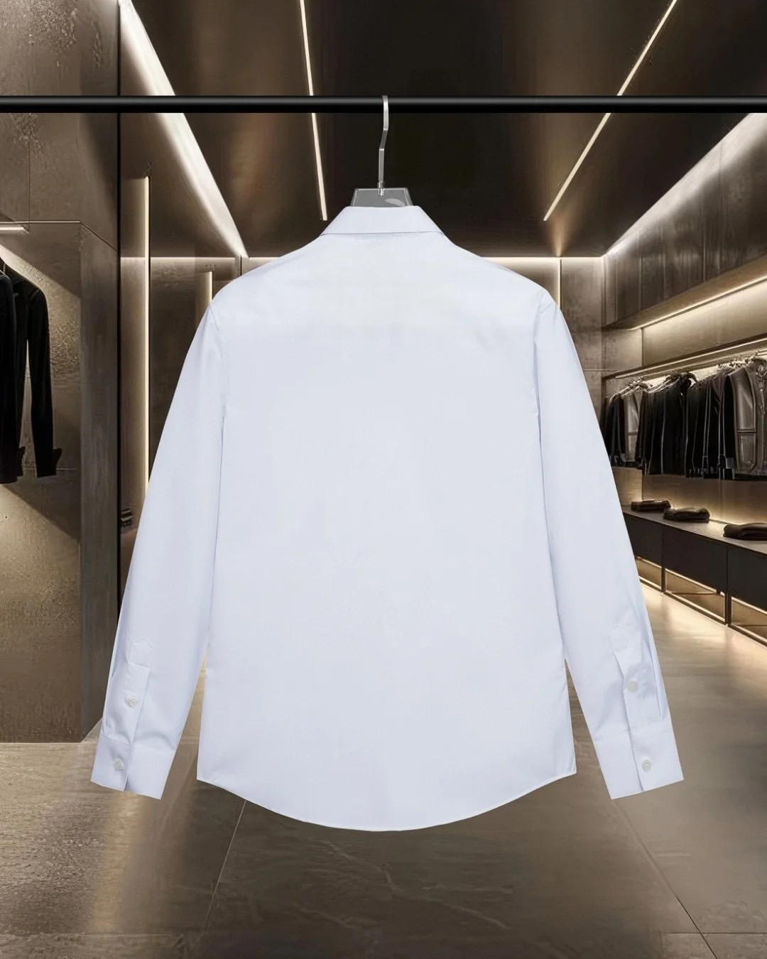 Logo Embroidered Cotton-Blend Shirt D17811723 — view 2