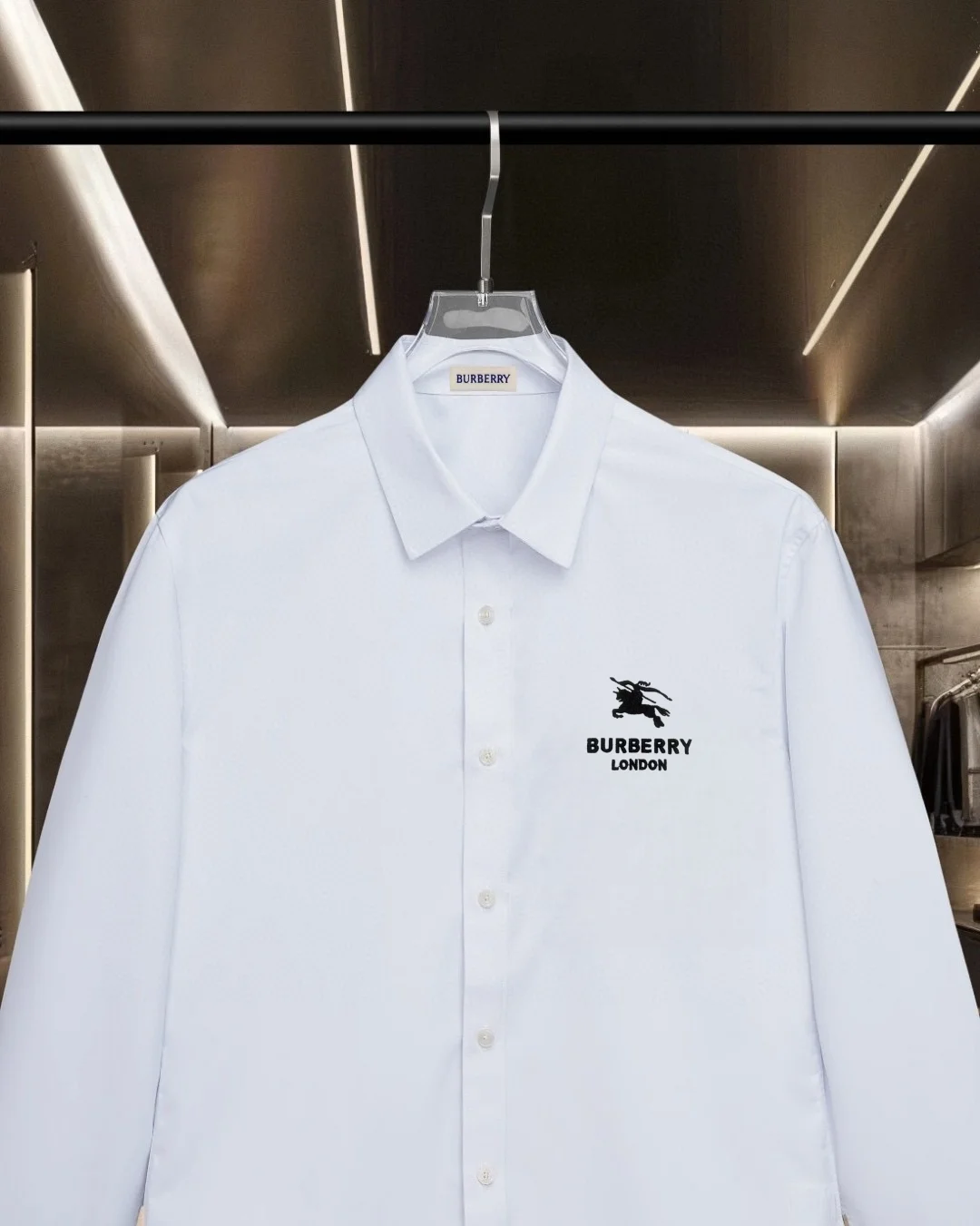 Logo-Embroidered Cotton Poplin Shirt D17811731 — view 3