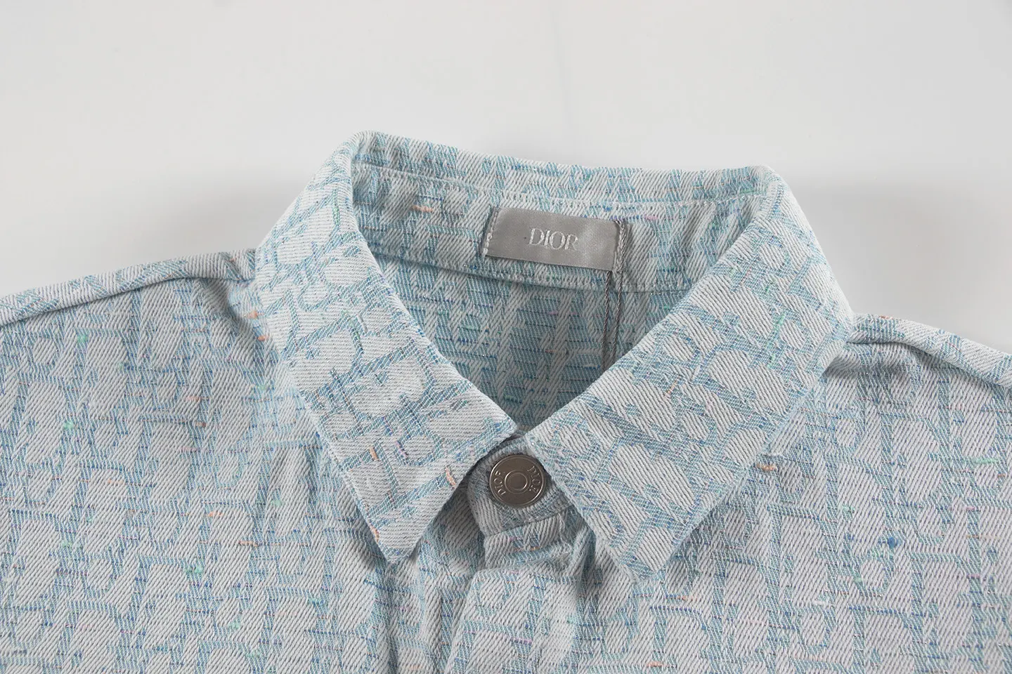 Oblique Jacquard Denim Overshirt D18011699 — view 3