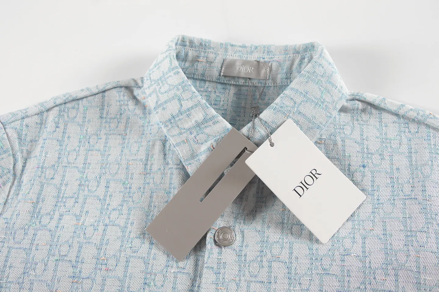 Oblique Jacquard Denim Overshirt D18011699 — view 4