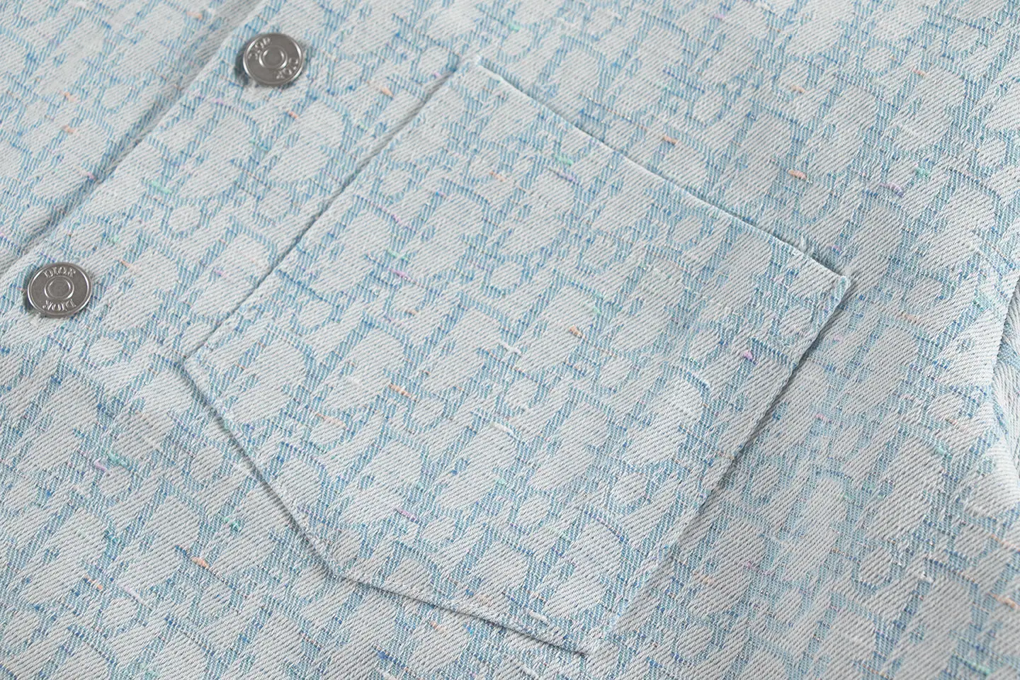 Oblique Jacquard Denim Overshirt D18011699 — view 6