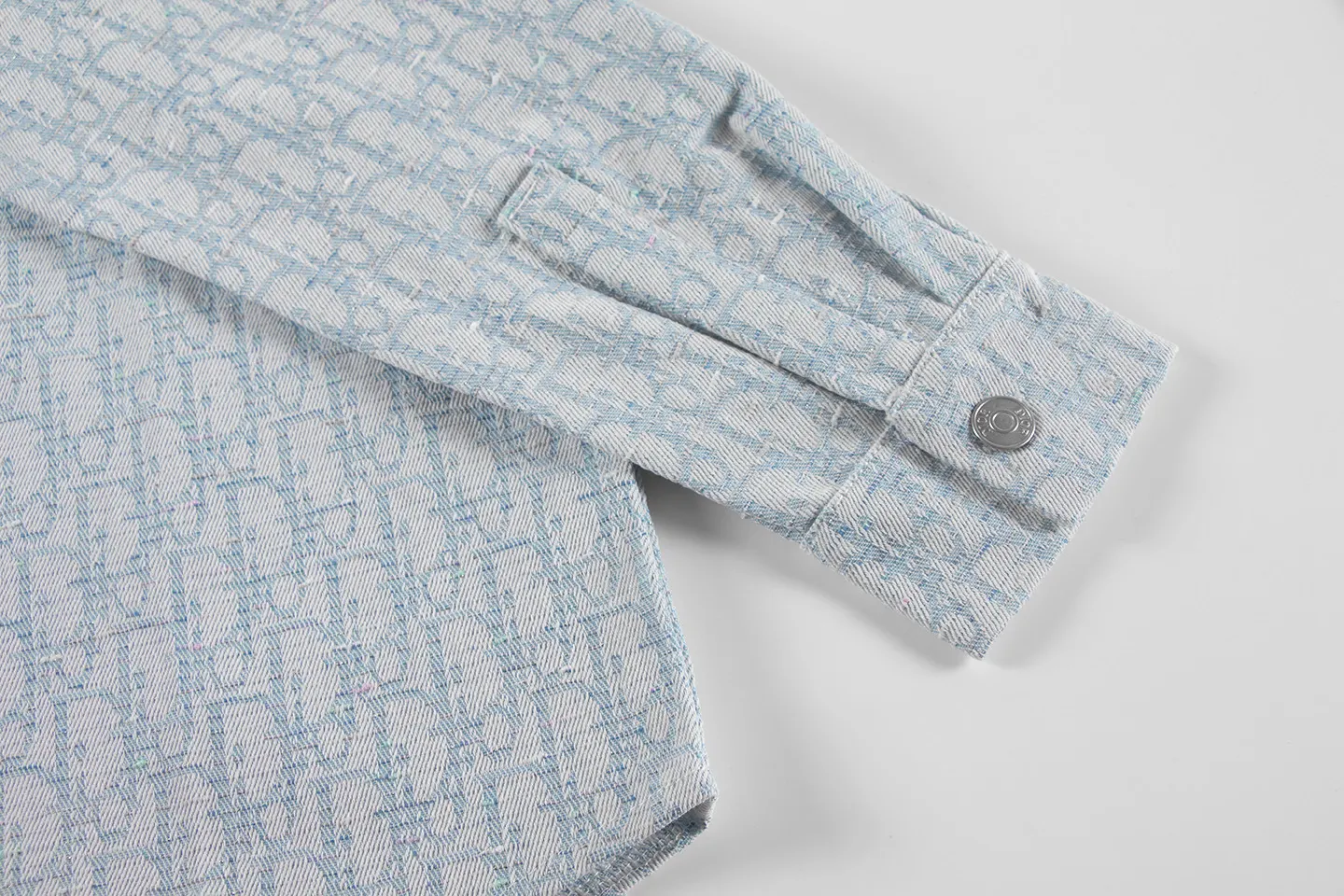 Oblique Jacquard Denim Overshirt D18011699 — view 8