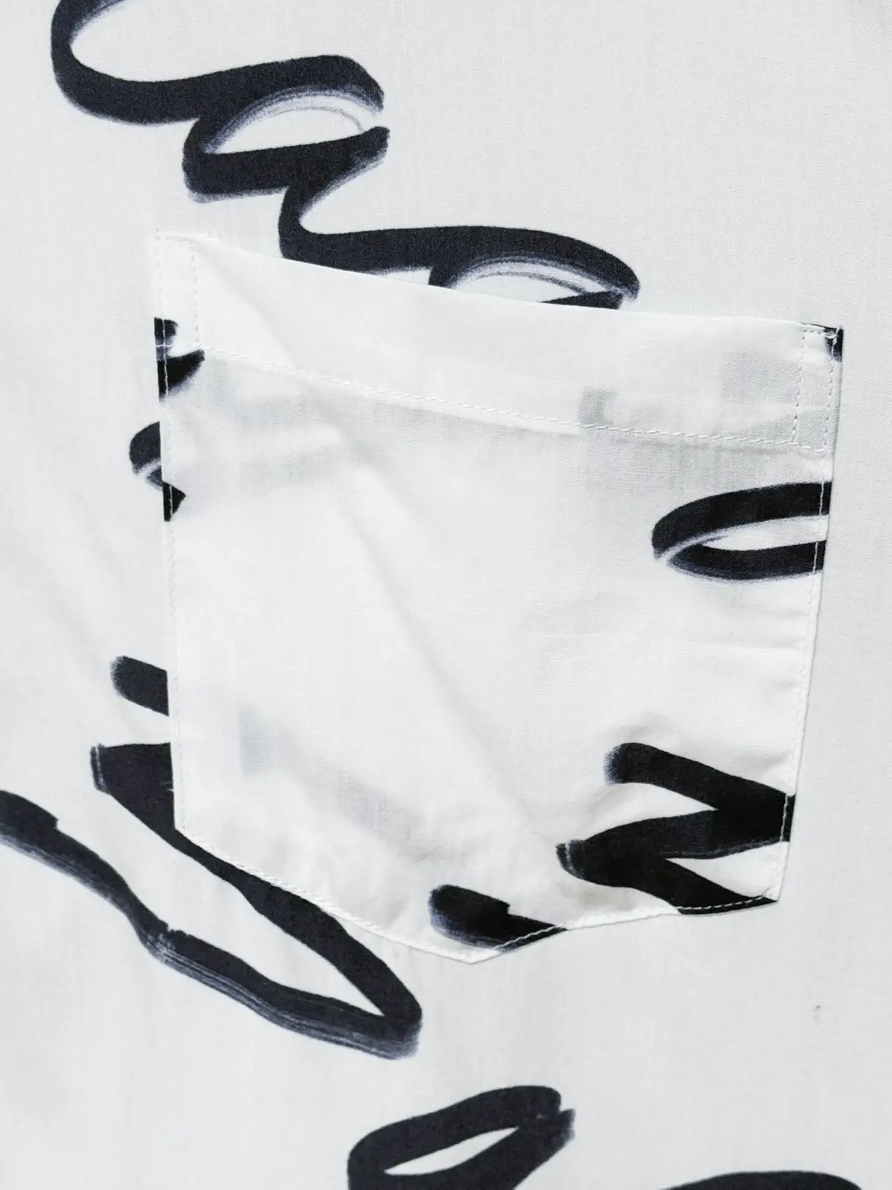 Logo-Print Cotton-Poplin Short-Sleeved Shirt D20011700 — view 8