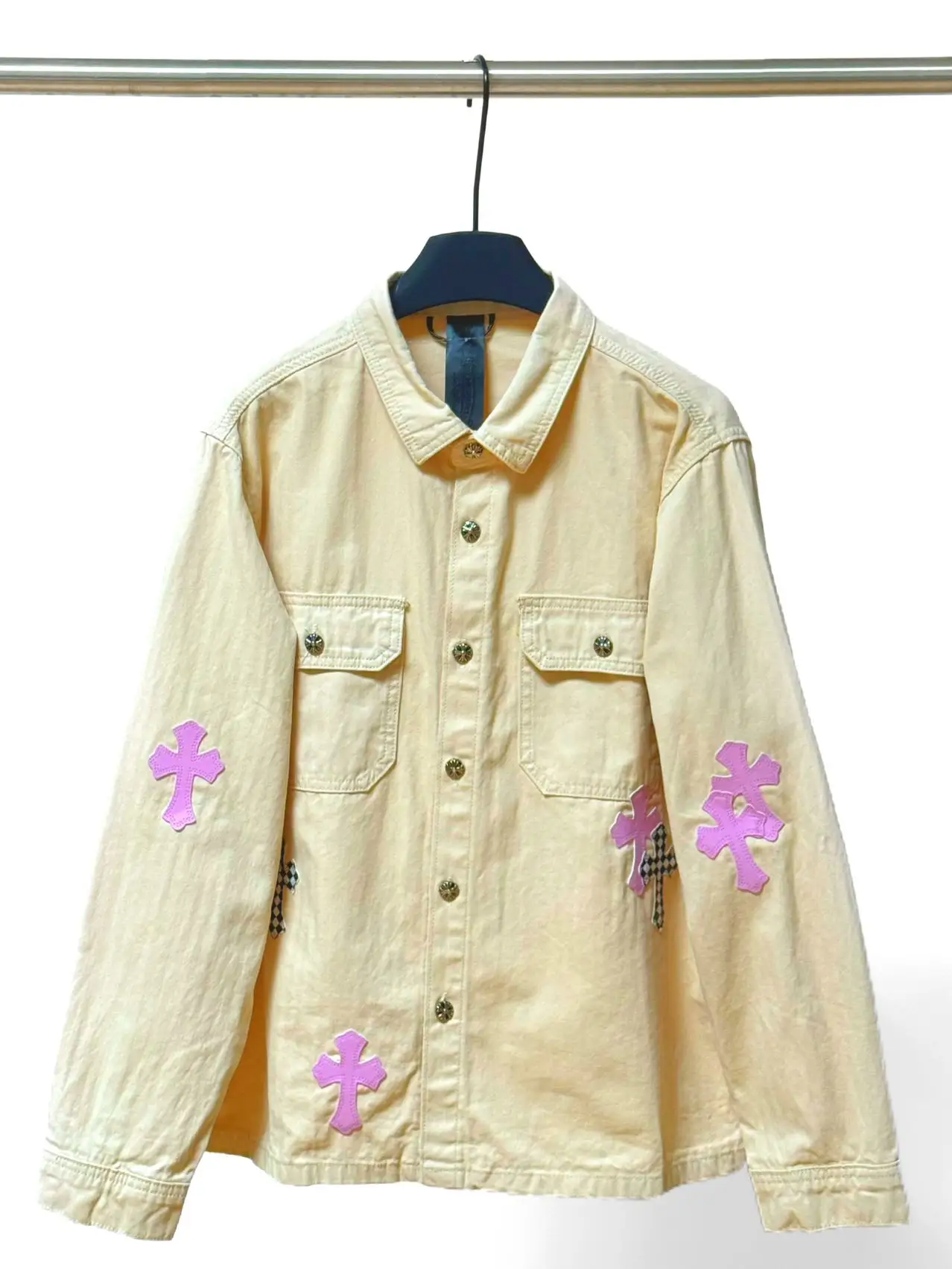 Cross Patch Denim Shirt Jacket D20011701
