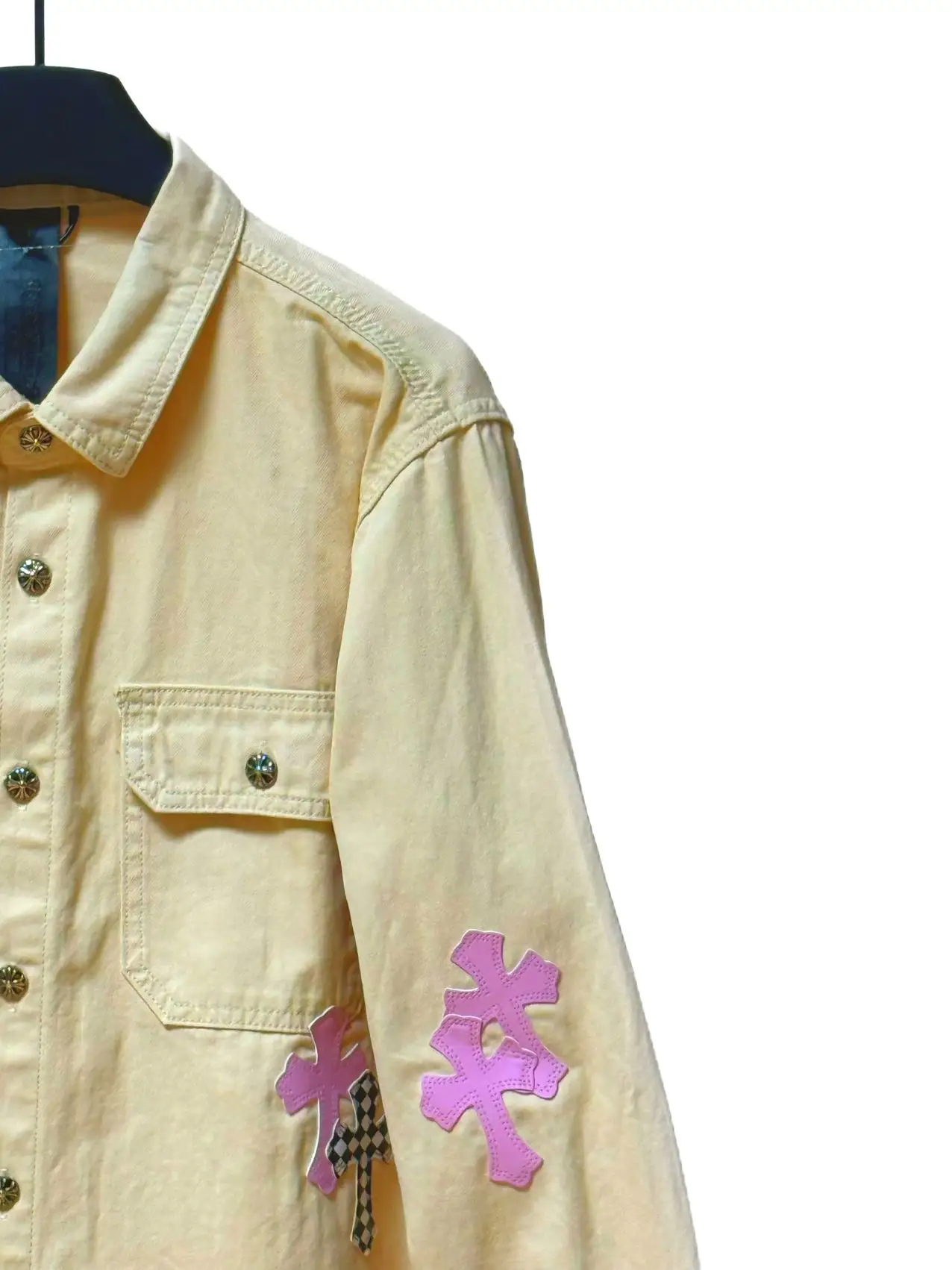 Cross Patch Denim Shirt Jacket D20011701 — view 4
