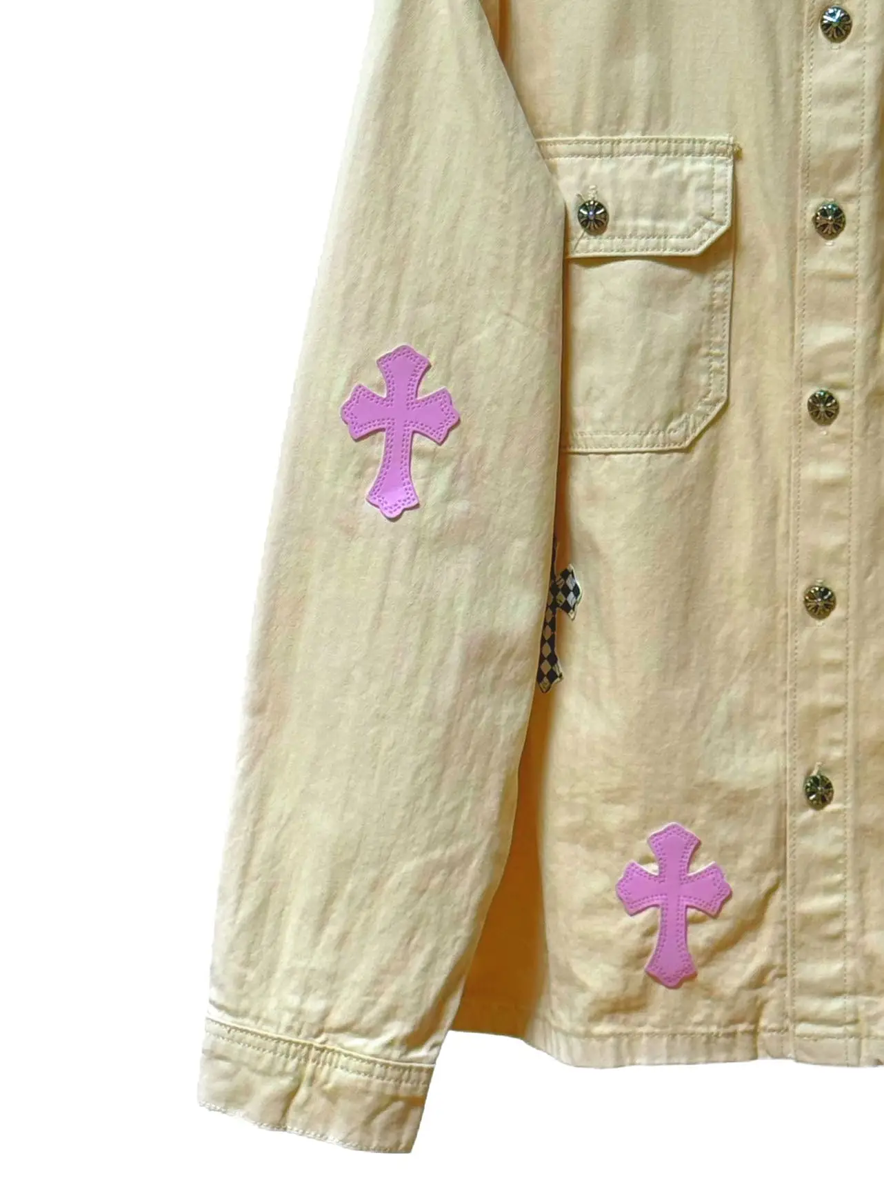 Cross Patch Denim Shirt Jacket D20011701 — view 5