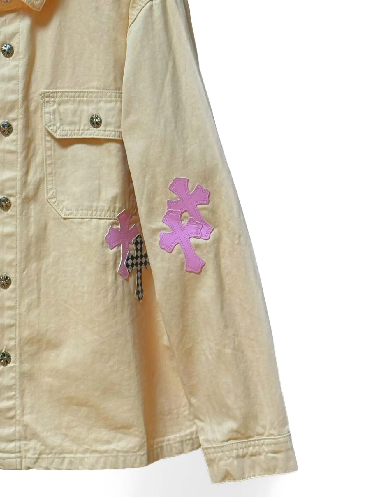 Cross Patch Denim Shirt Jacket D20011701 — view 7