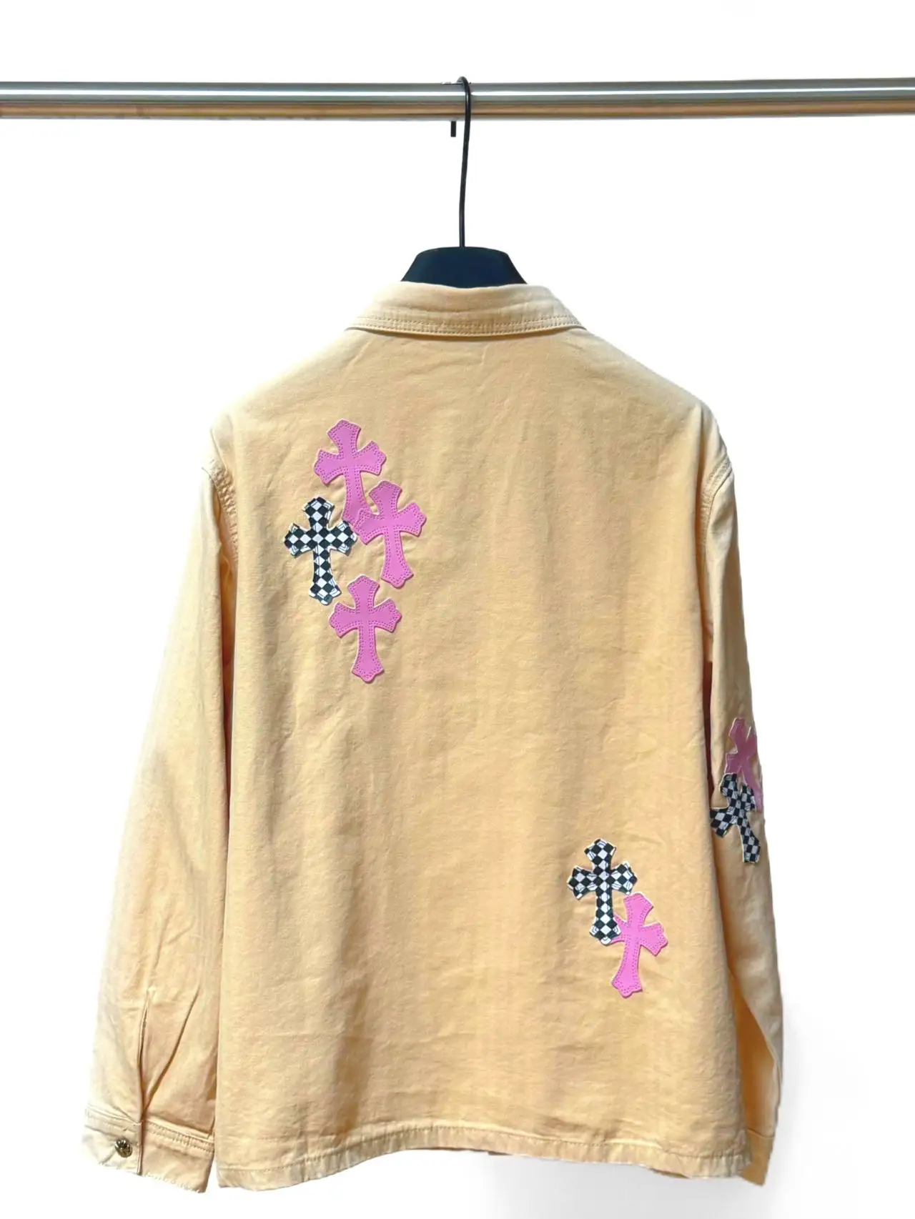 Cross Patch Denim Shirt Jacket D20011701 — view 9